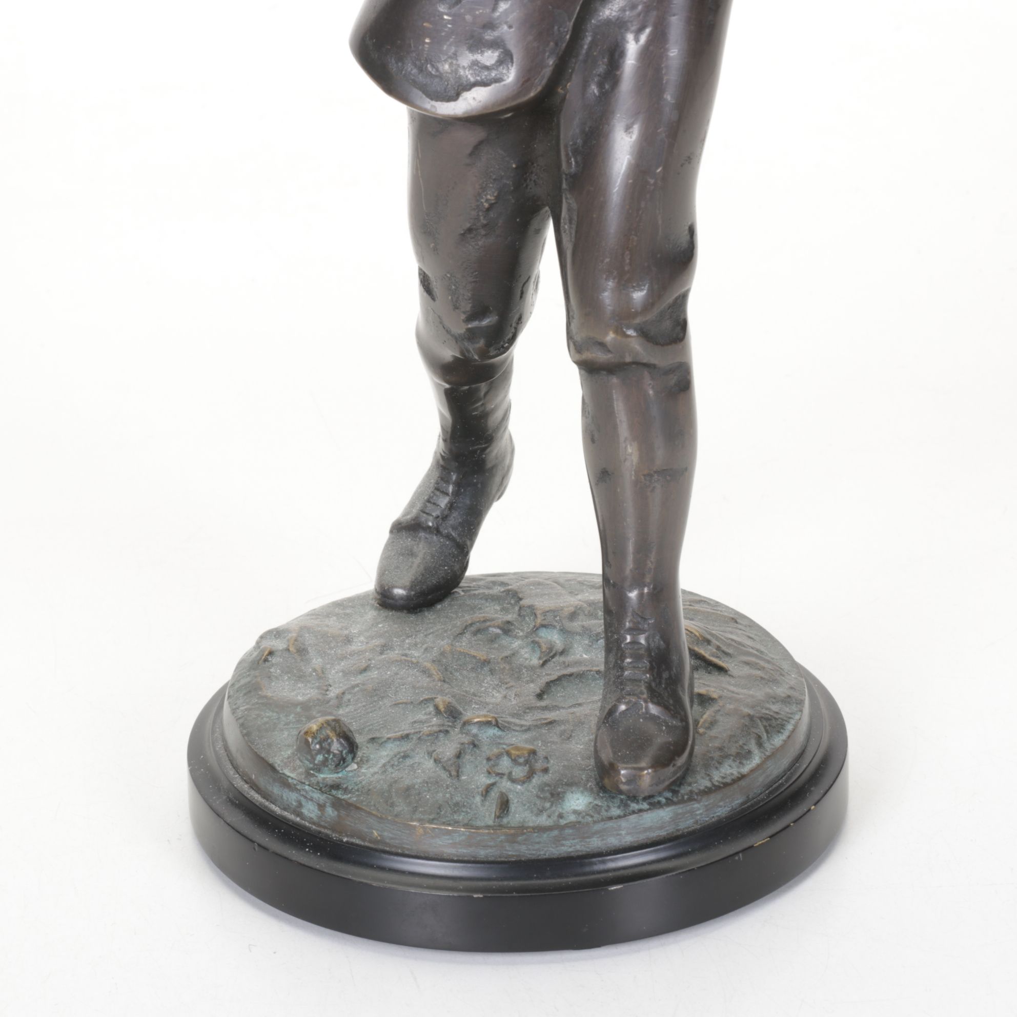 Gatco Bronze Finish Brass Statue of Golfer