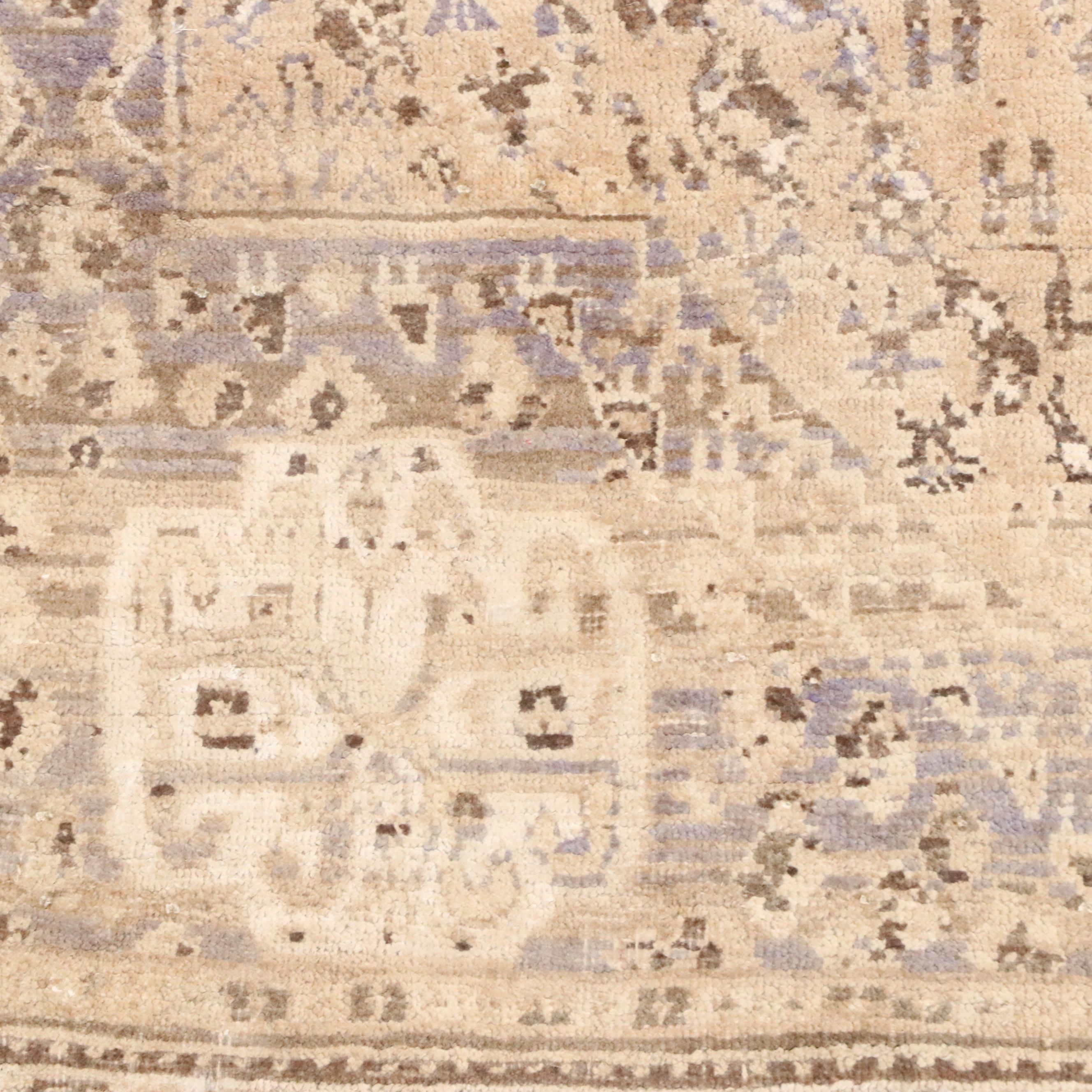 4'4 x 7'6 Hand-Knotted Persian Qashqai Area Rug