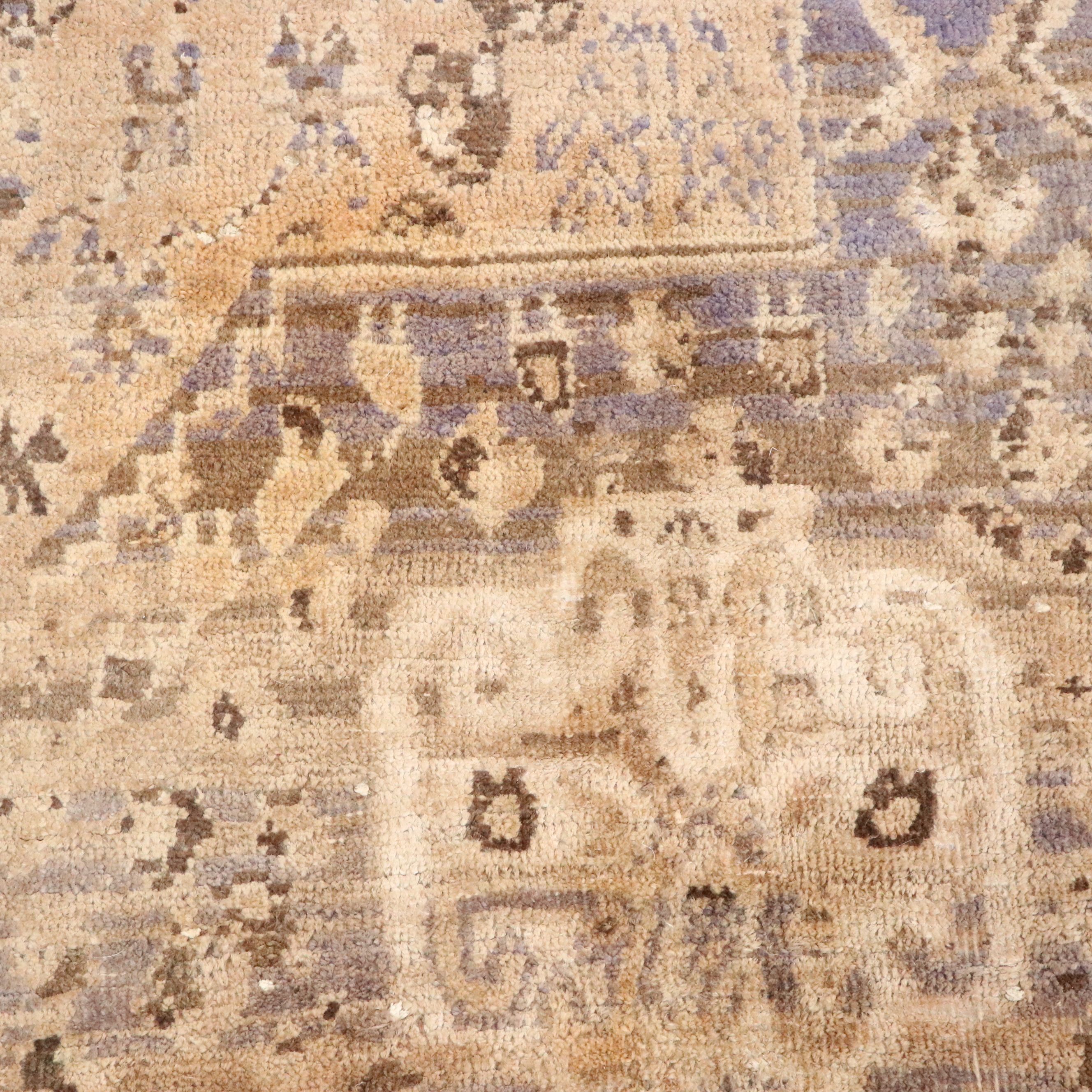 4'4 x 7'6 Hand-Knotted Persian Qashqai Area Rug