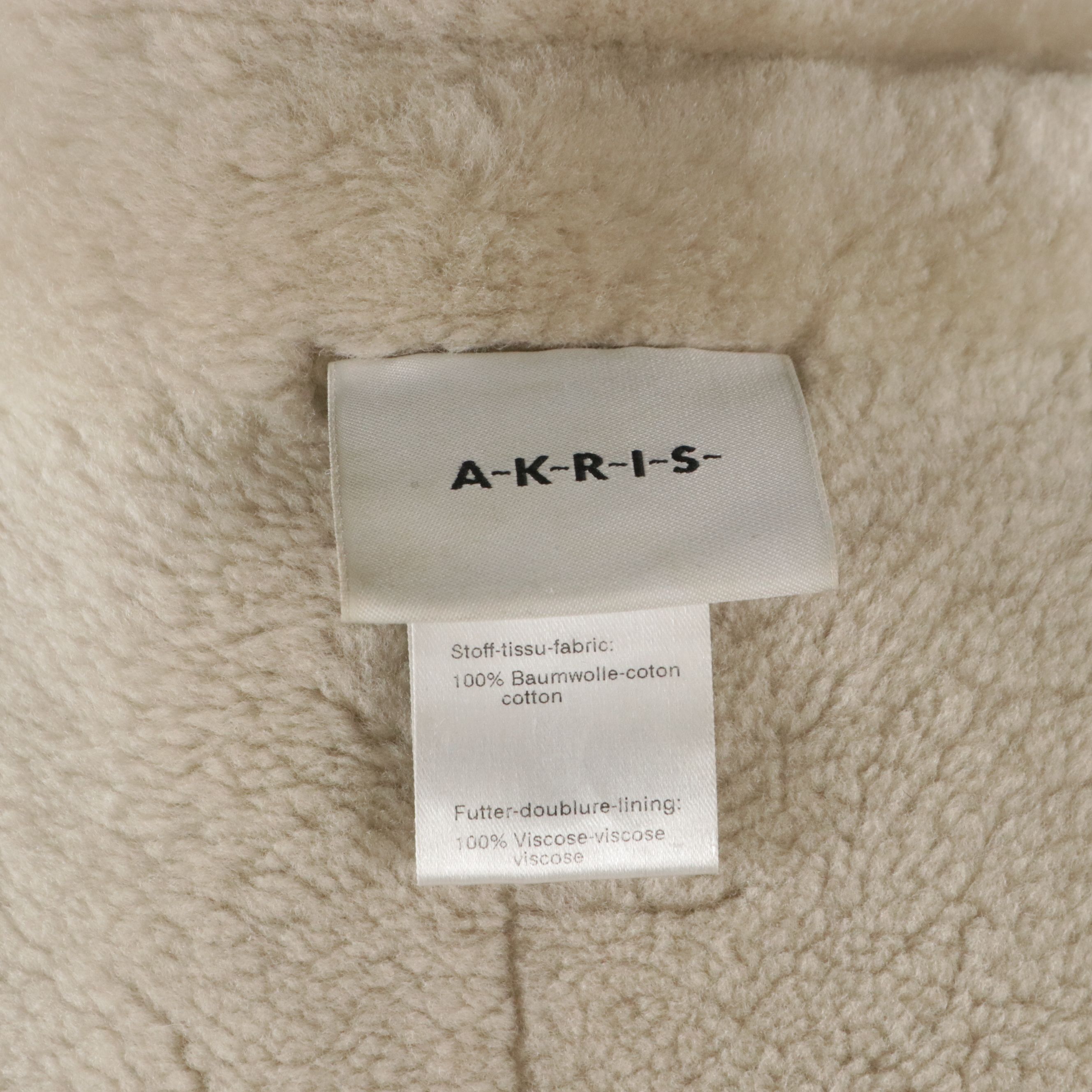 Akris Lambskin Shearling and Cotton Snap-Front Coat with Detachable Hood