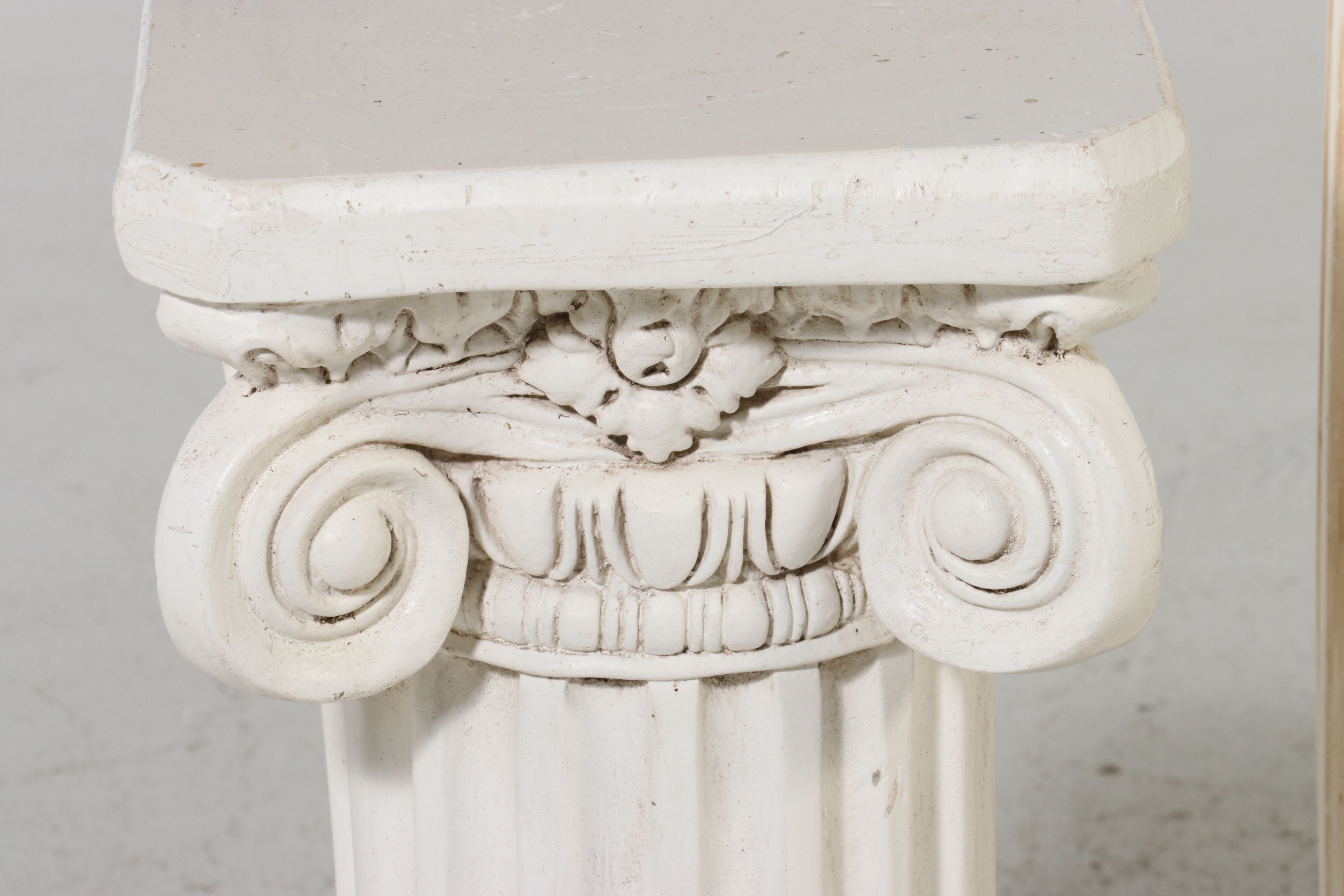Set of Three Ionic Order Graduated Pedestals, Late 20th Century
