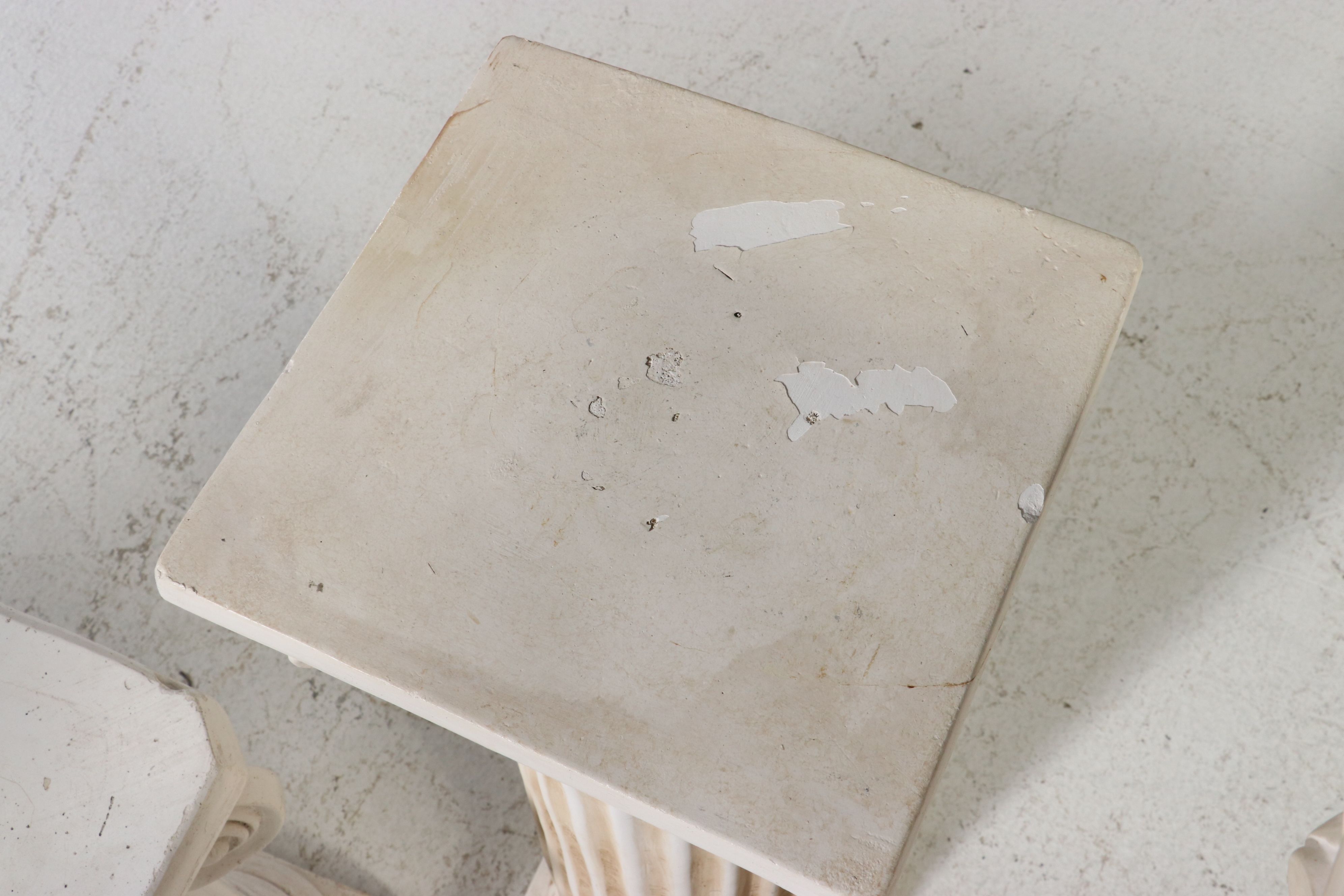 Set of Three Ionic Order Graduated Pedestals, Late 20th Century