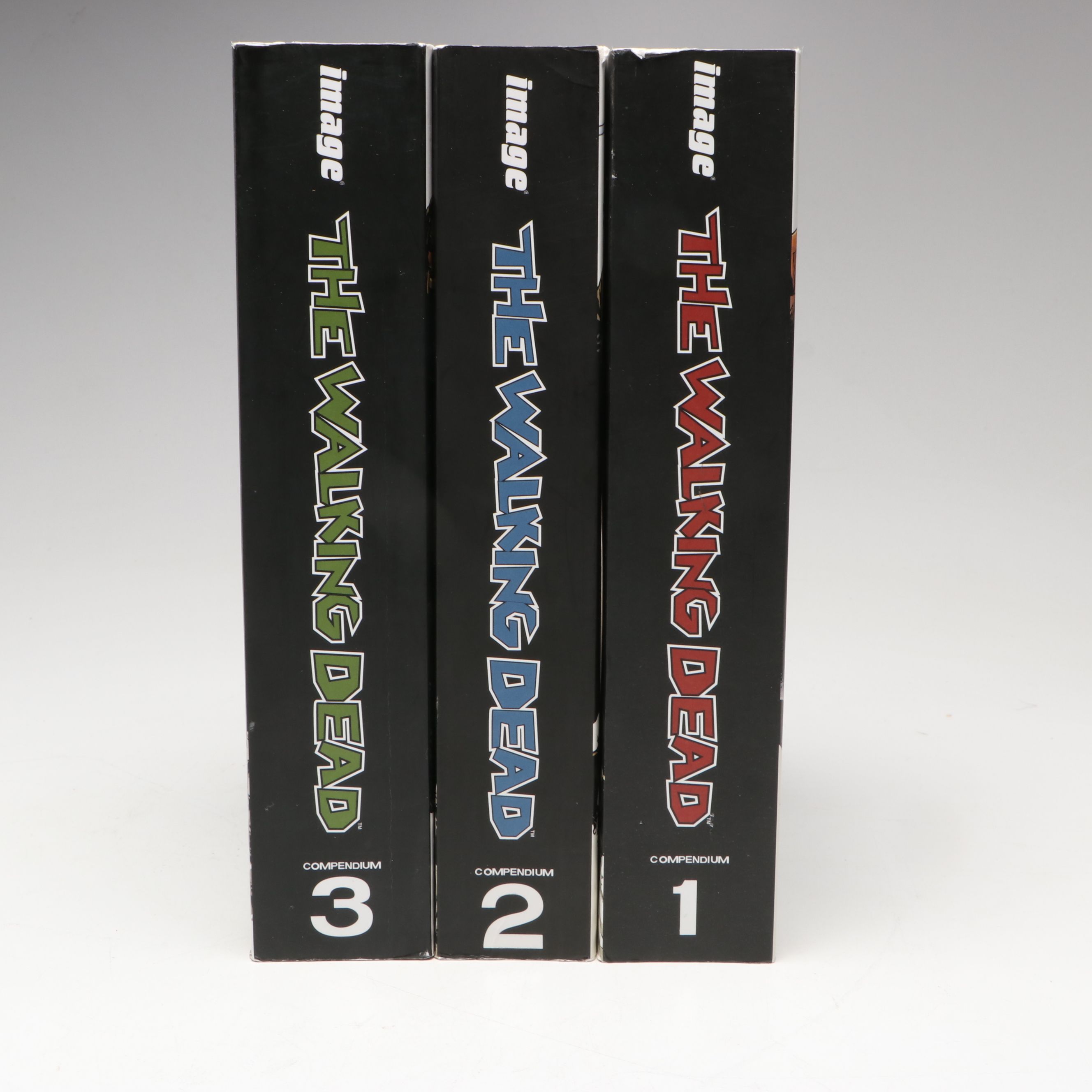 Image Comics "The Walking Dead" Compendia 1–3 by Robert Kirkman