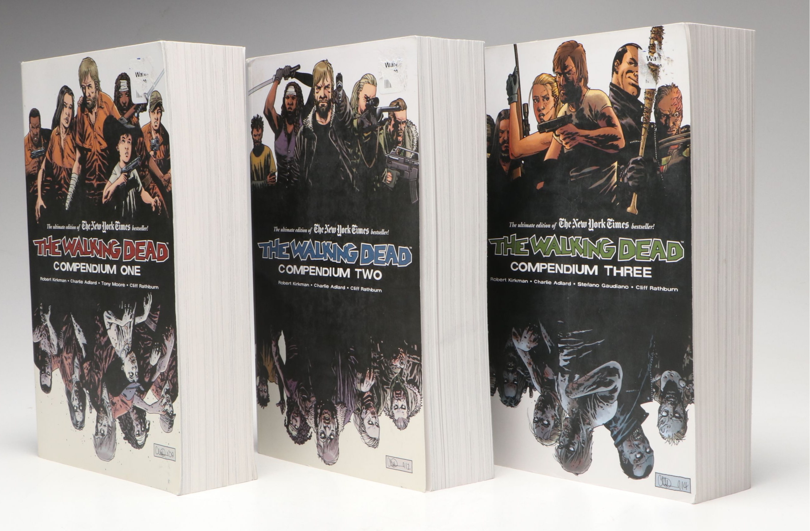 Image Comics "The Walking Dead" Compendia 1–3 by Robert Kirkman