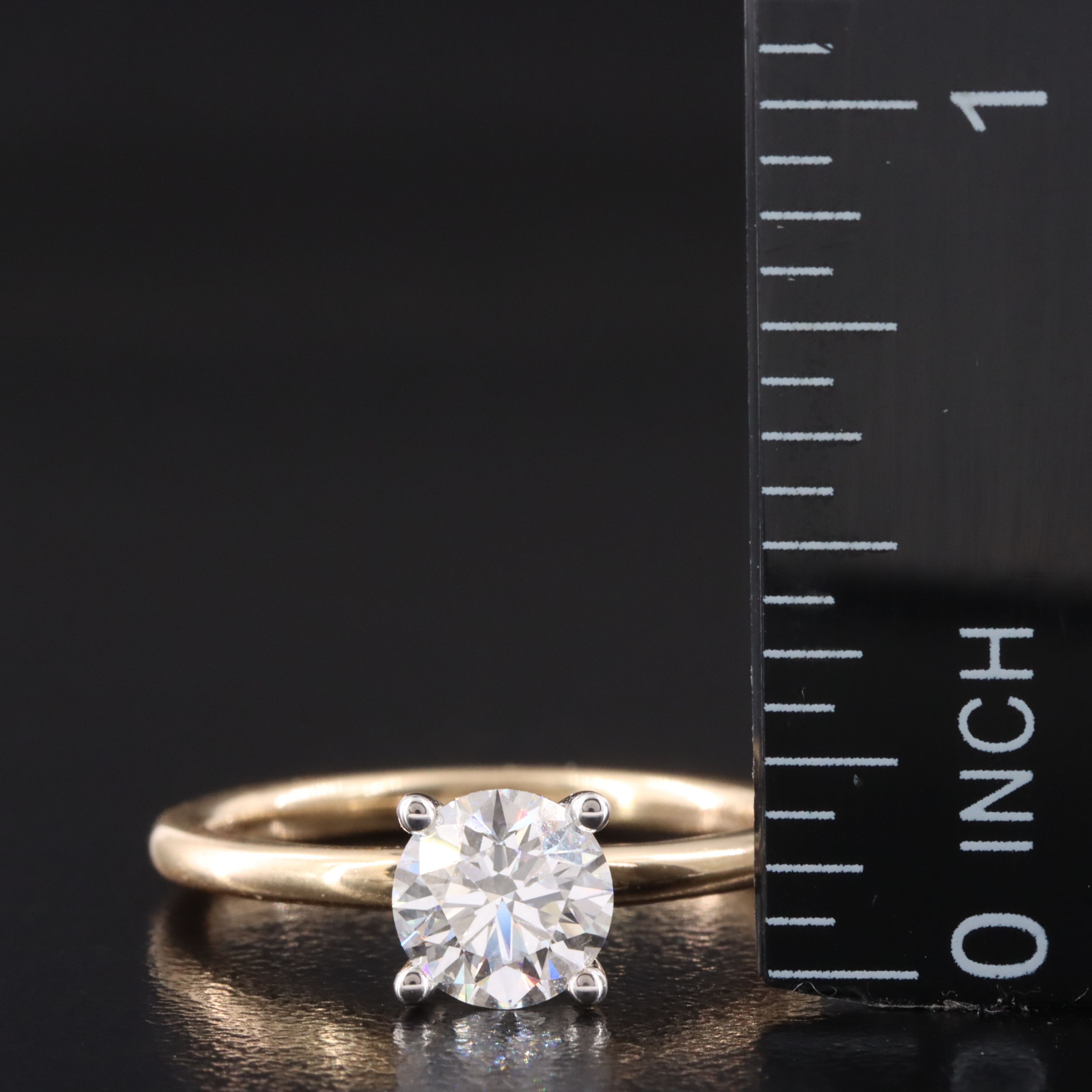 14K 1.00 CT Lab Grown Diamond Ring