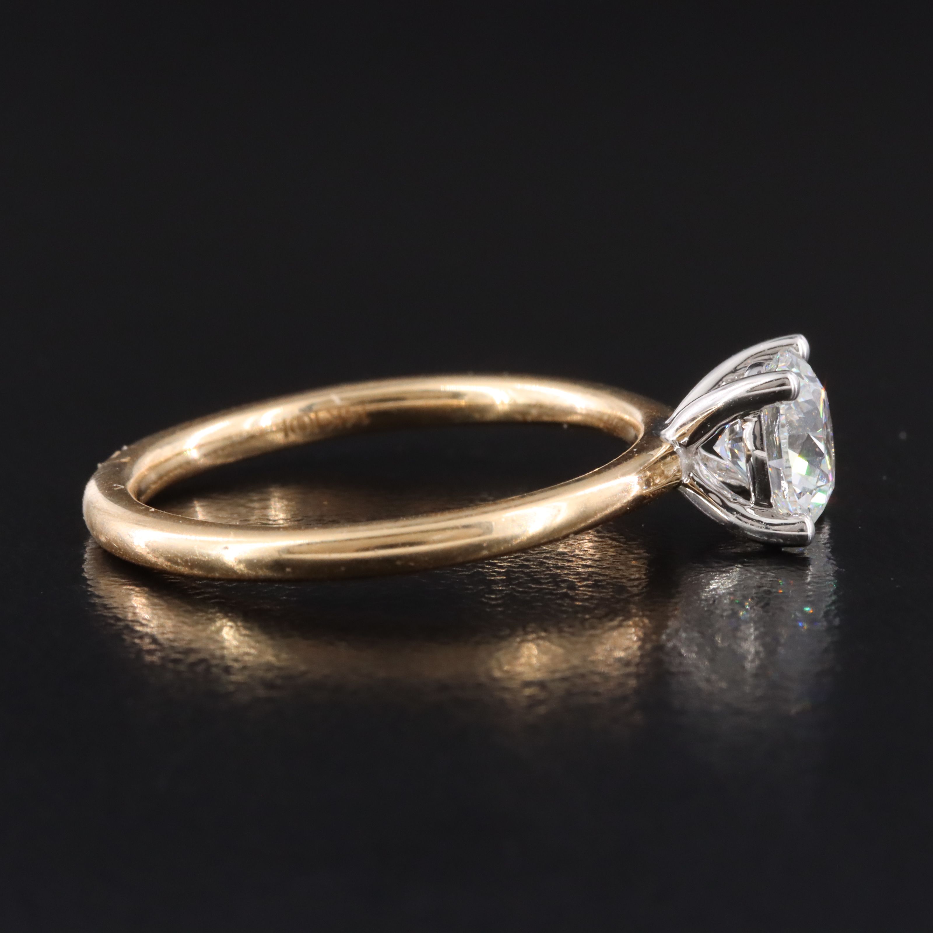 14K 1.00 CT Lab Grown Diamond Ring
