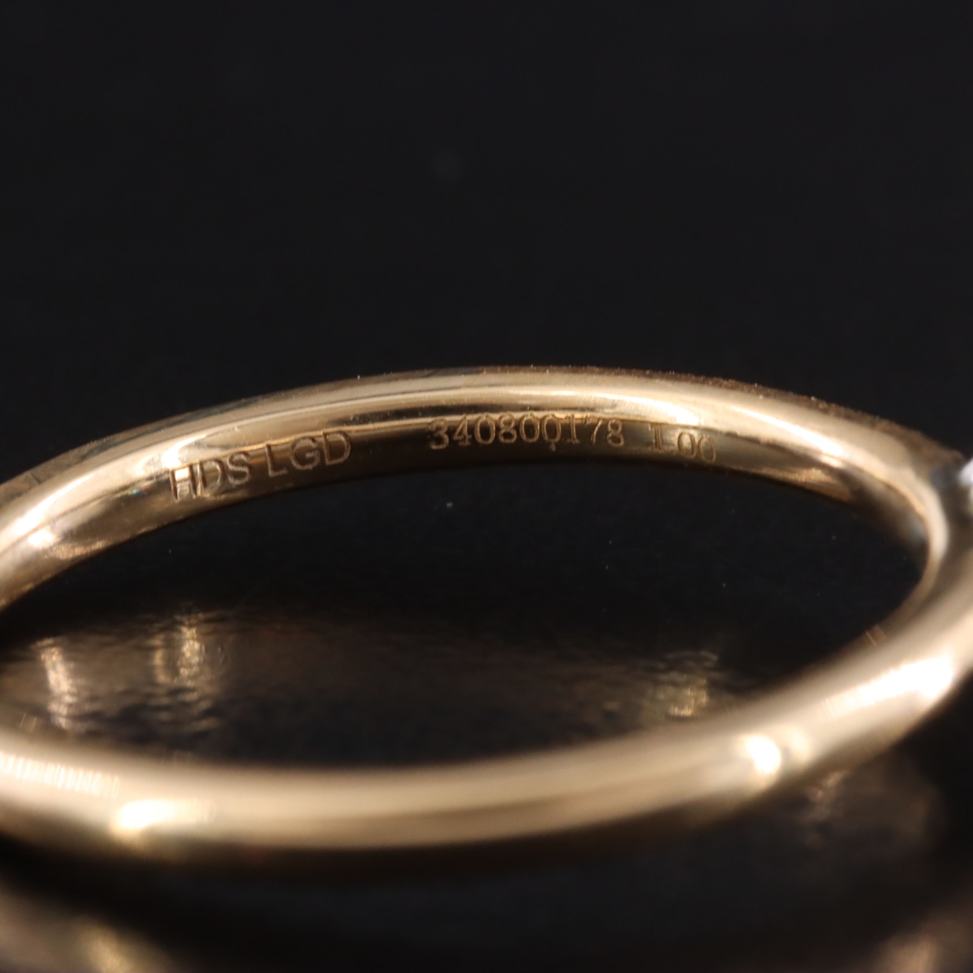 14K 1.00 CT Lab Grown Diamond Ring