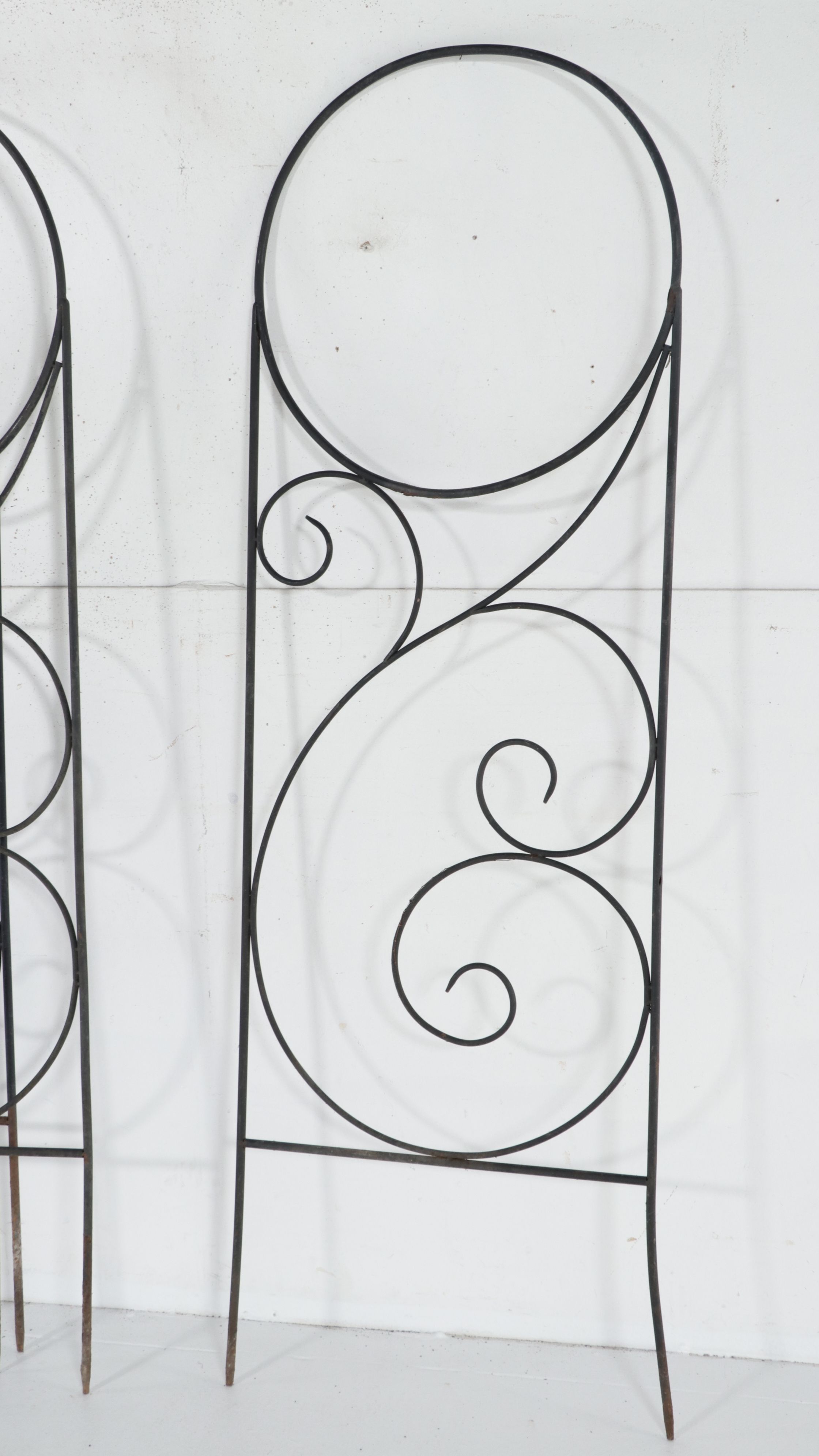 Scrolled Metal Garden Trellis Panels