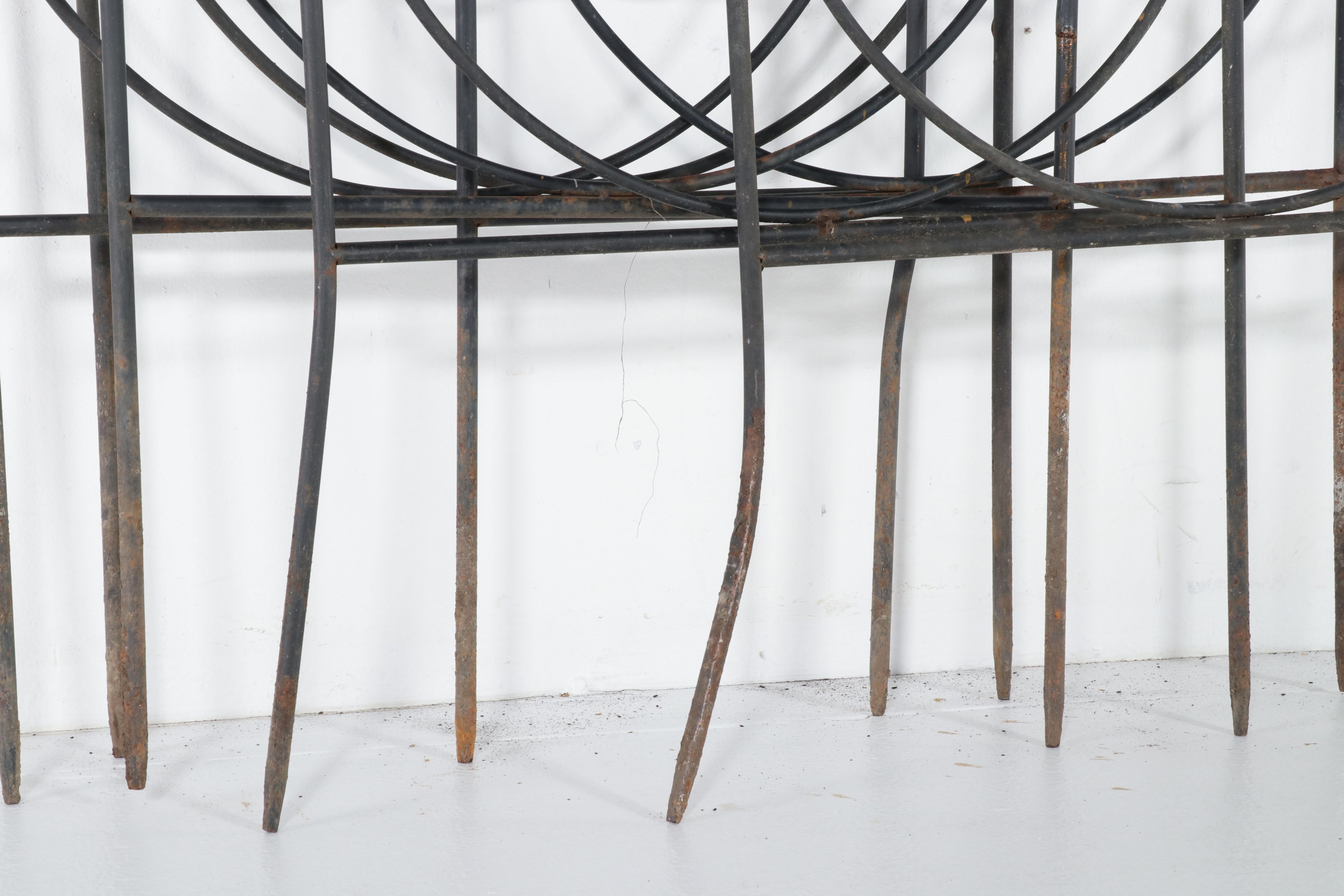 Scrolled Metal Garden Trellis Panels