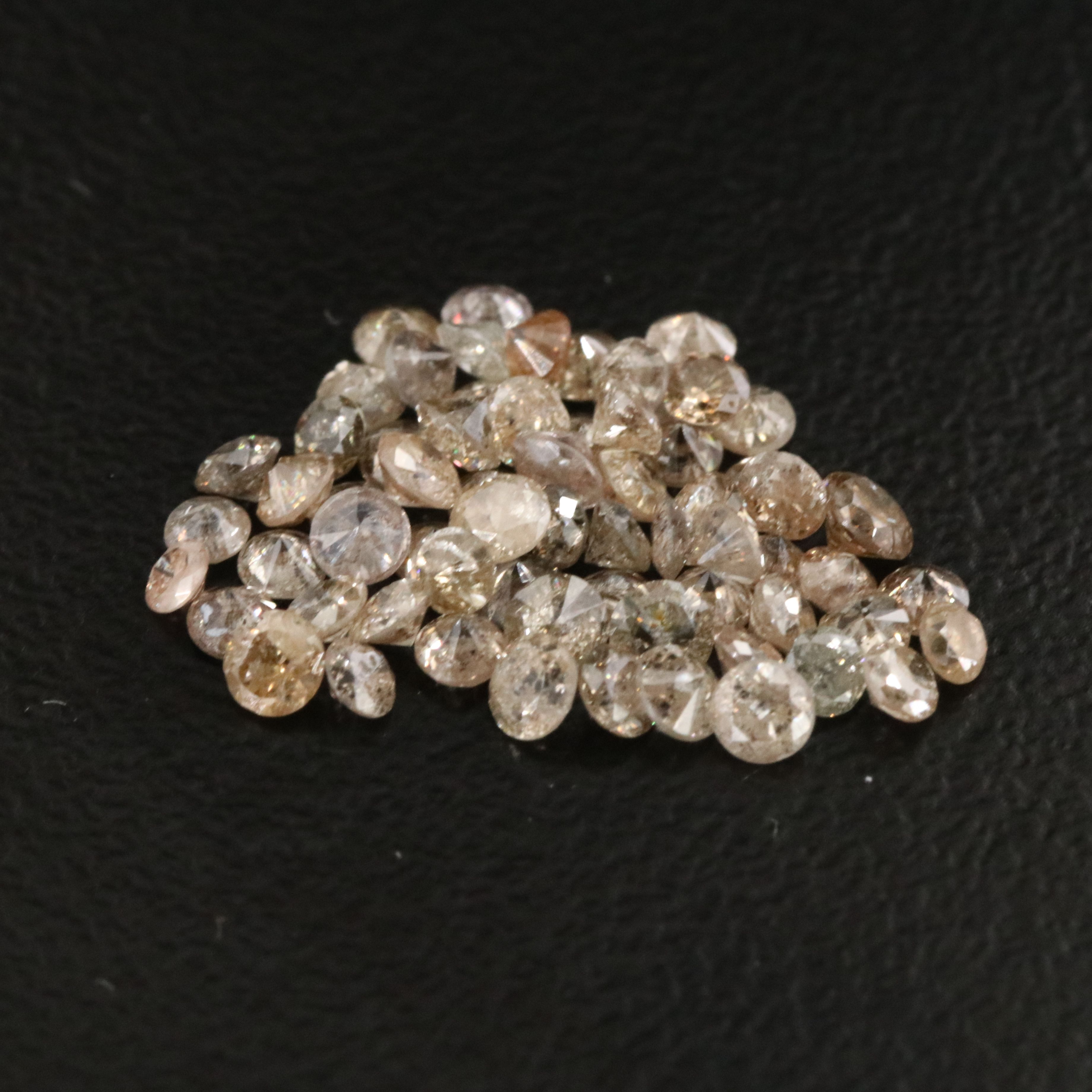 Loose 2.36 CTW Diamond Lot Including Fancy Brown
