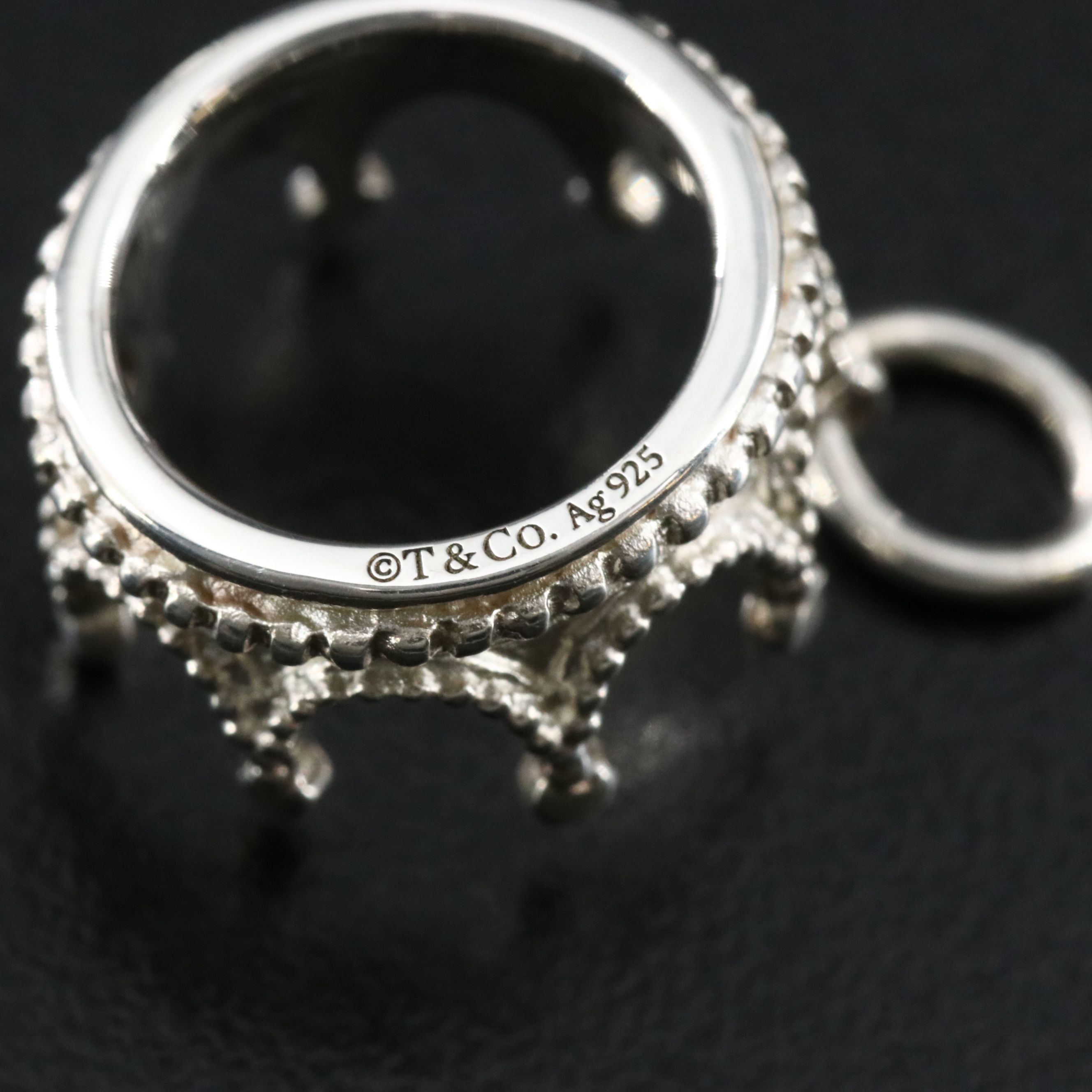 Tiffany & Co. Sterling Crown Charm