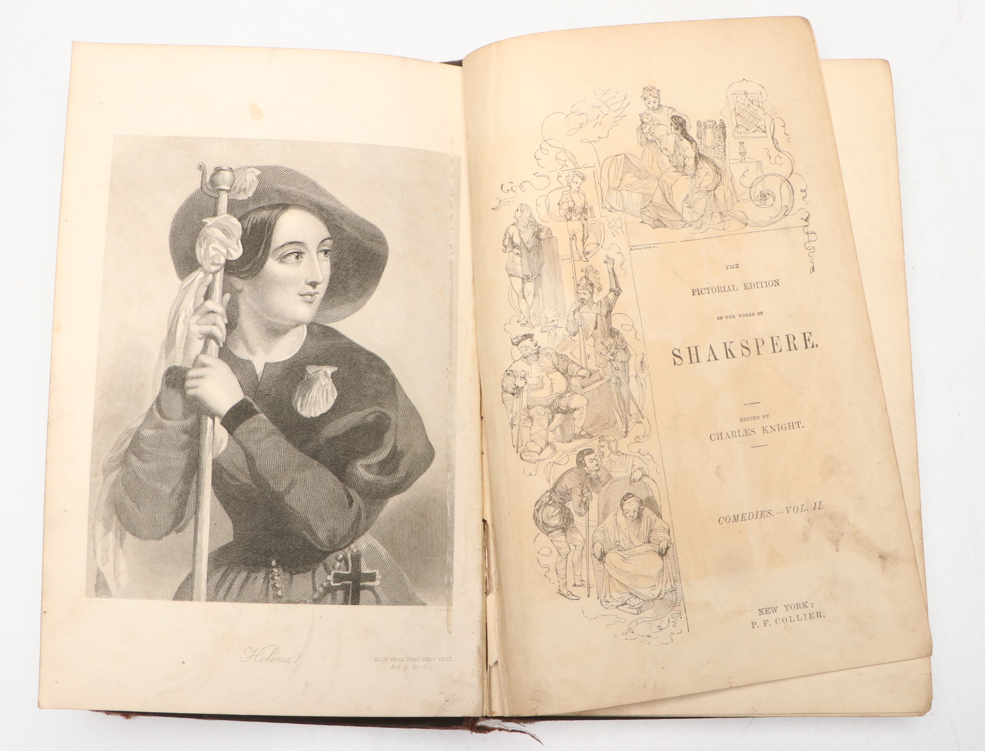 Pictorial Edition "The Works of Shakspere" Partial Set Edited by Charles Knight