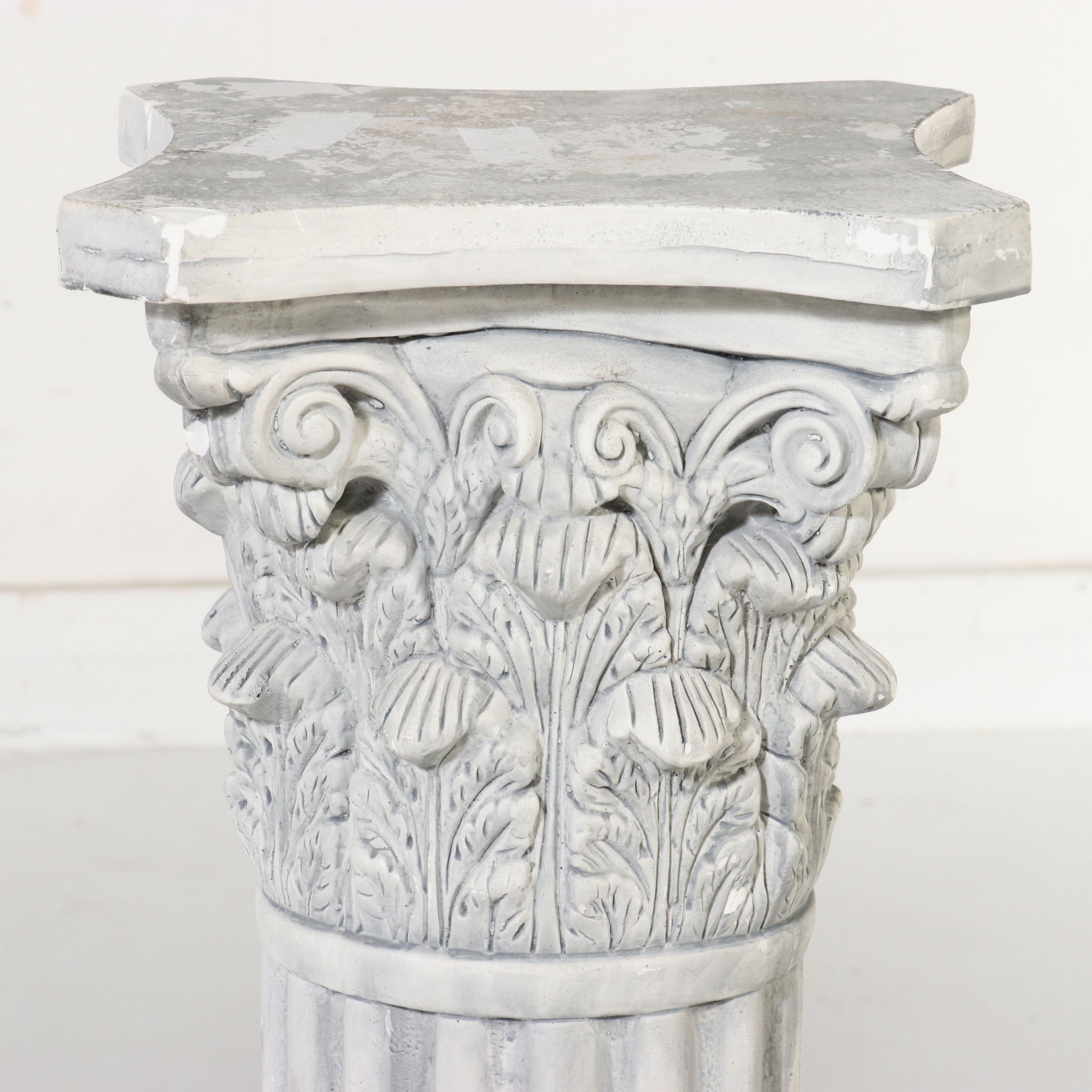 Pair of Corinthian Order Column Pedestals, Late 20th Century