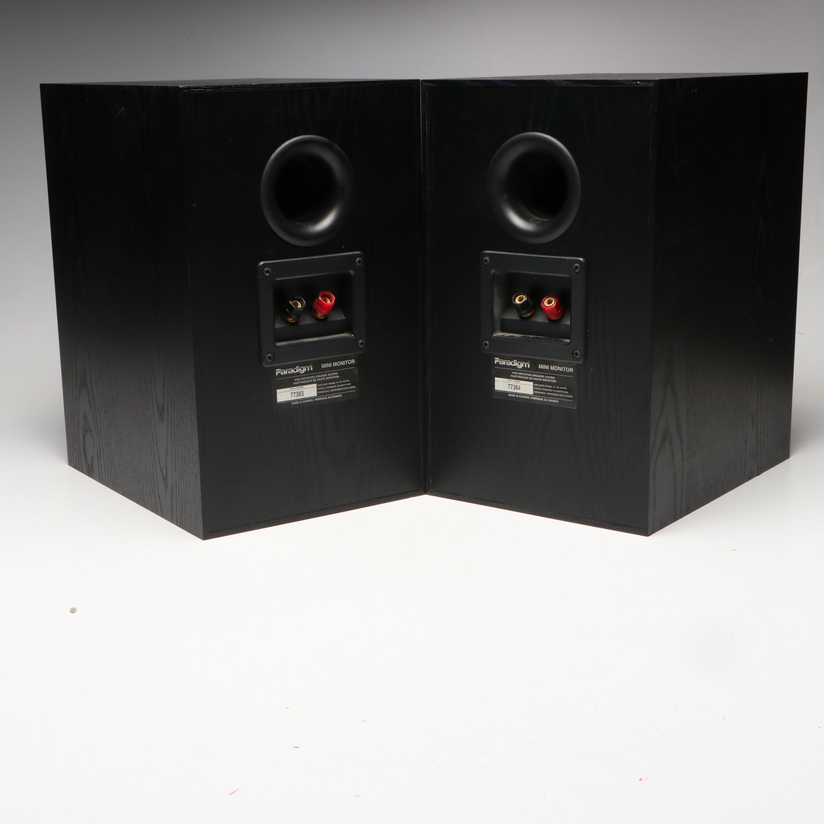 Paradigm Black Ash Mini Monitor Speaker Pair