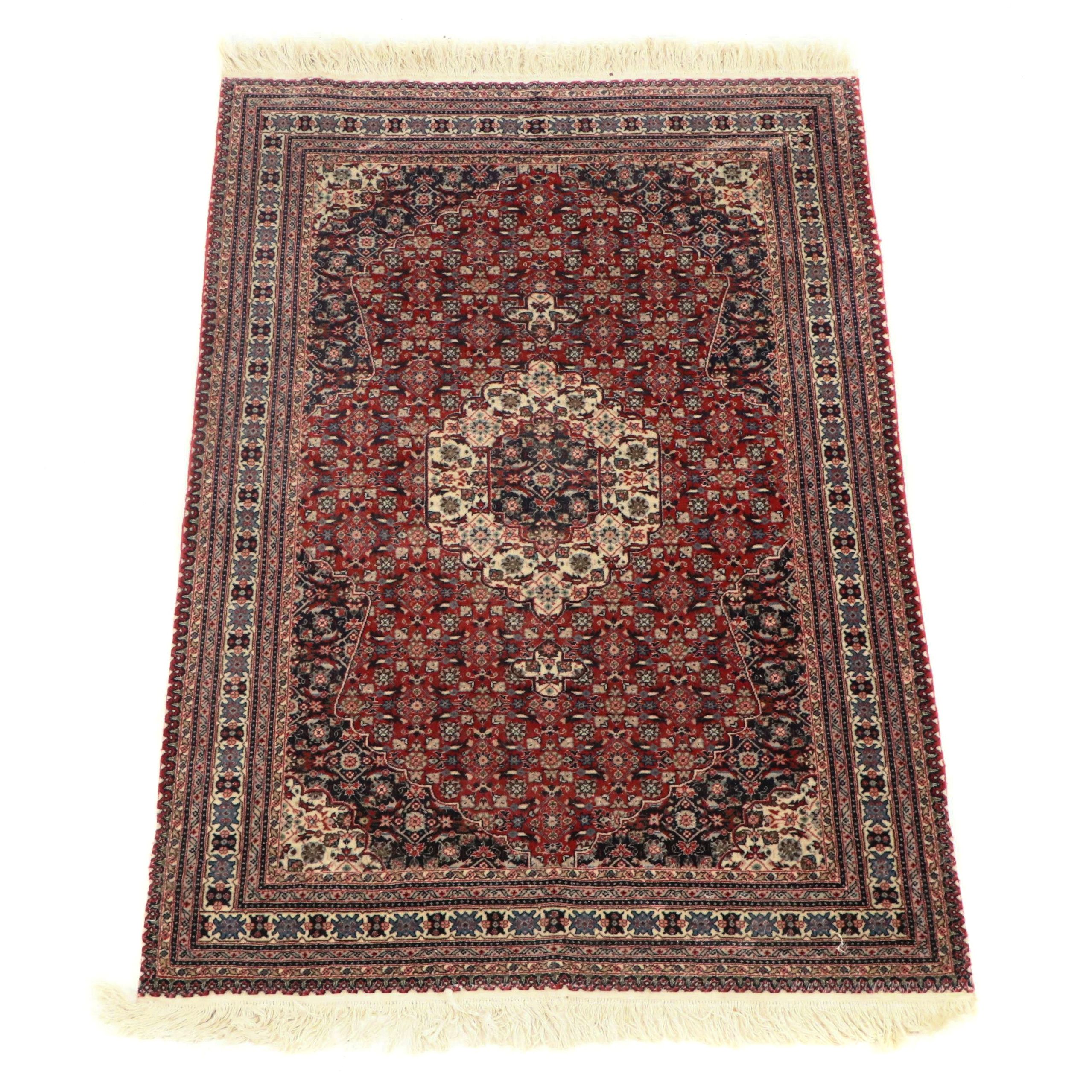 4'1 x 6'9 Hand-Knotted Persian Veramin Area Rug