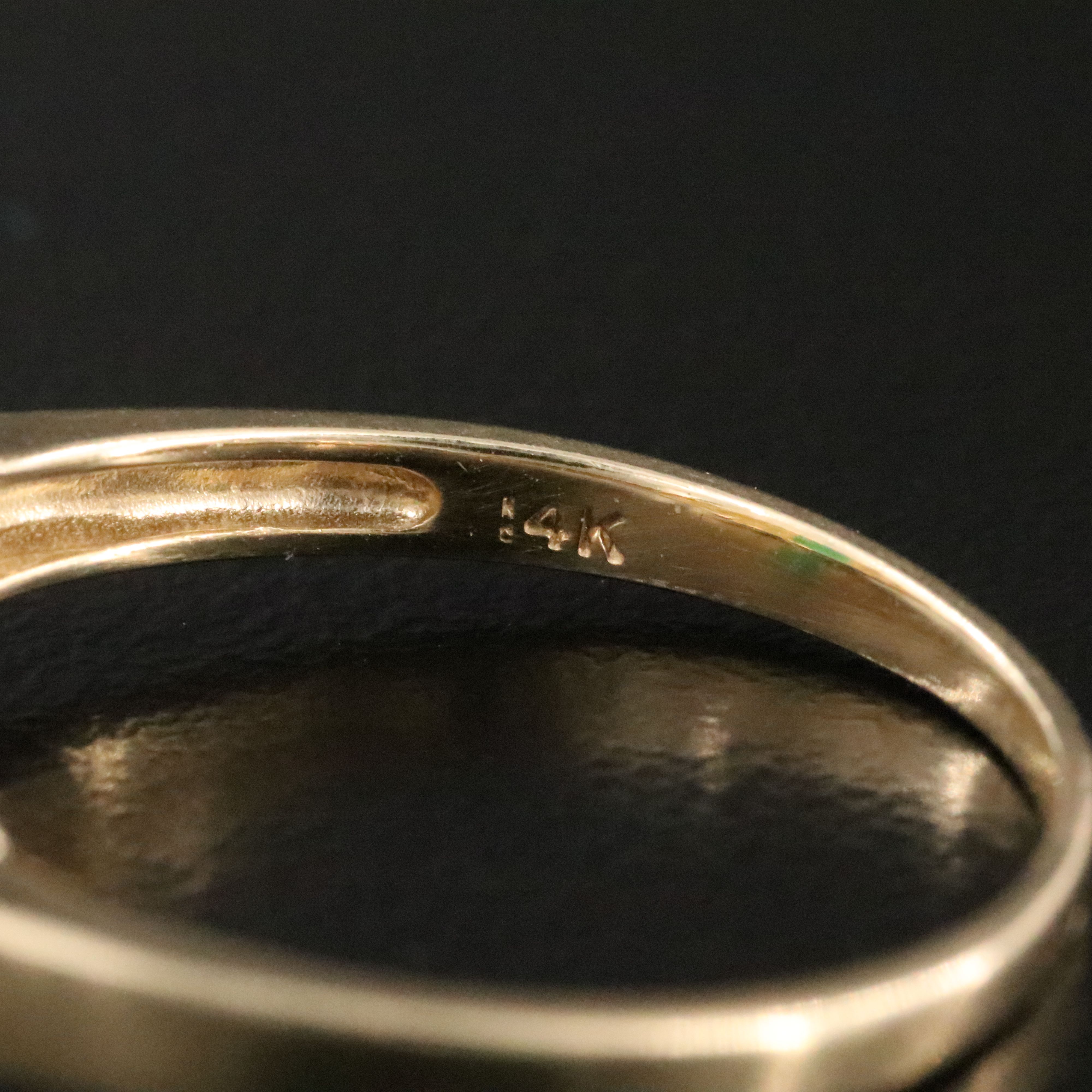 14K Emerald and Diamond Ring