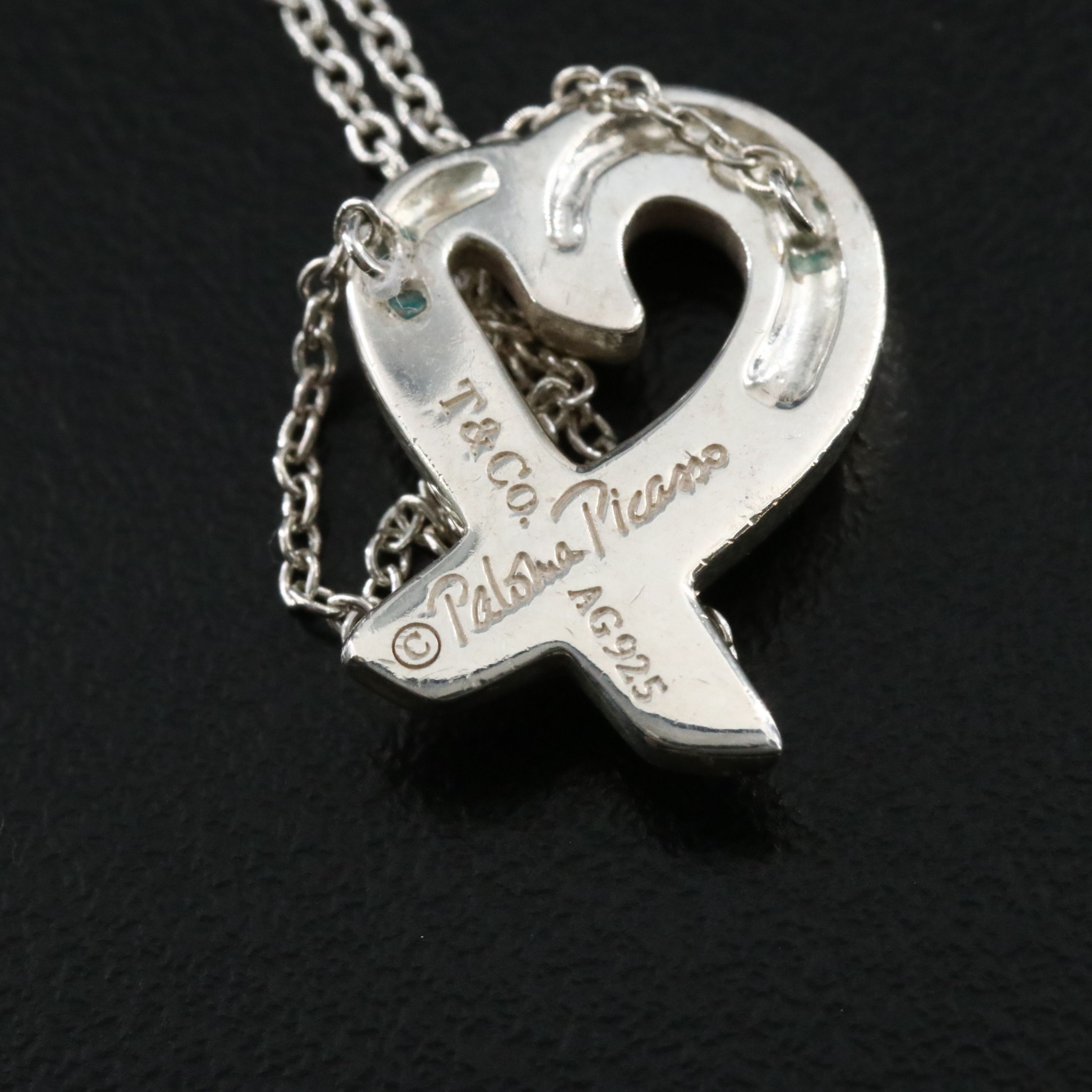 Paloma Picasso for Tiffany & Co. Sterling Loving Heart Necklace