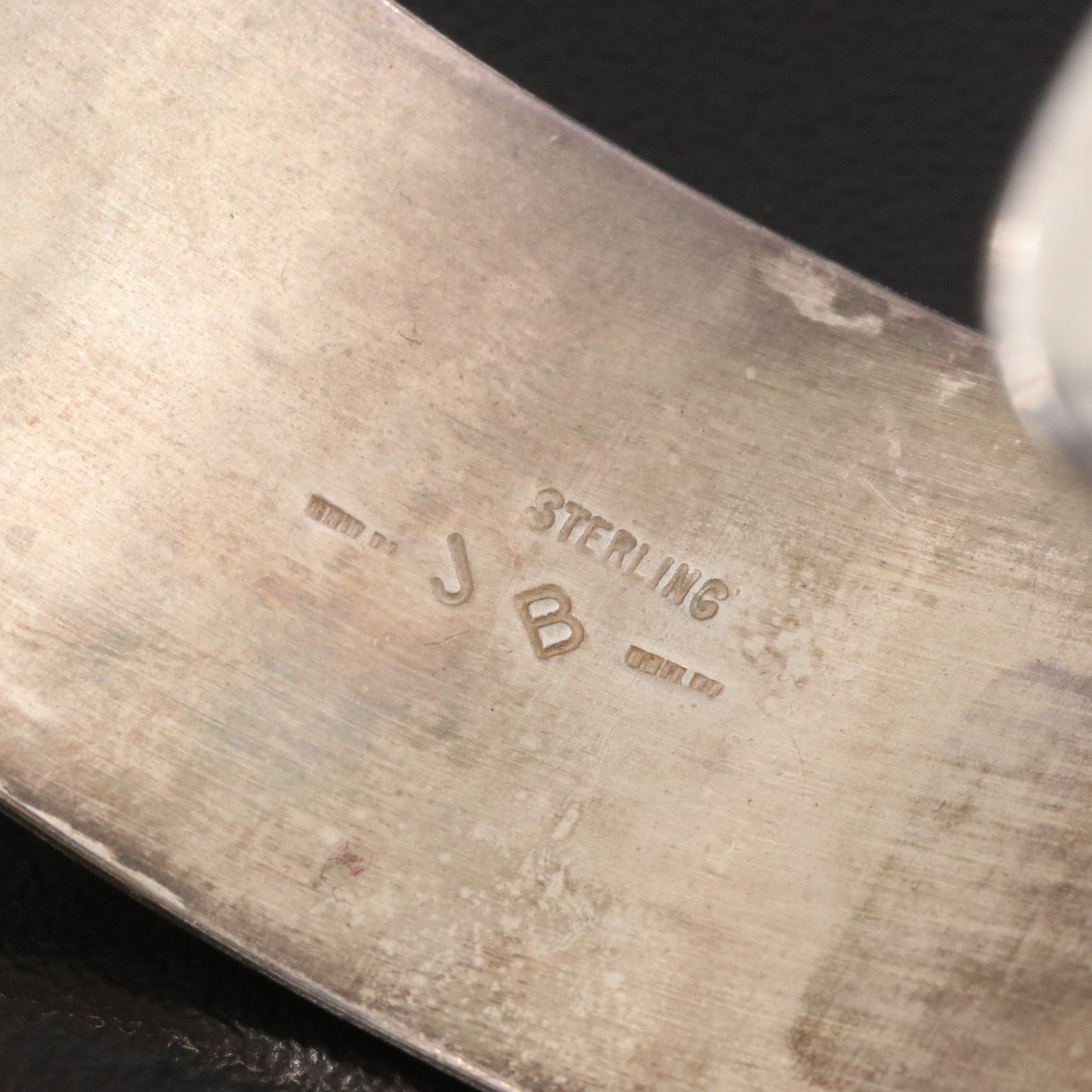 Jerome Begay Navajo Diné Sterling Coral Tufa Cast Cuff Bracelet