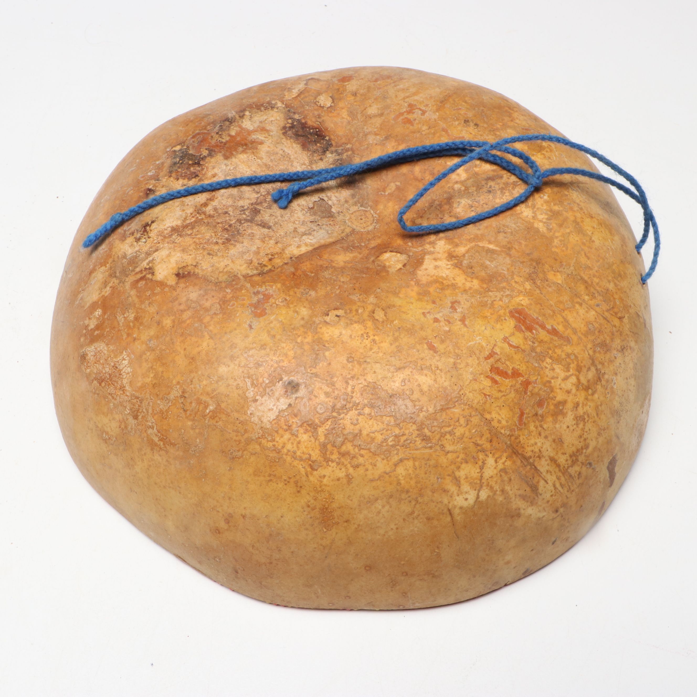 Handmade Gourd Bowl with Glass Bead Inlay and More