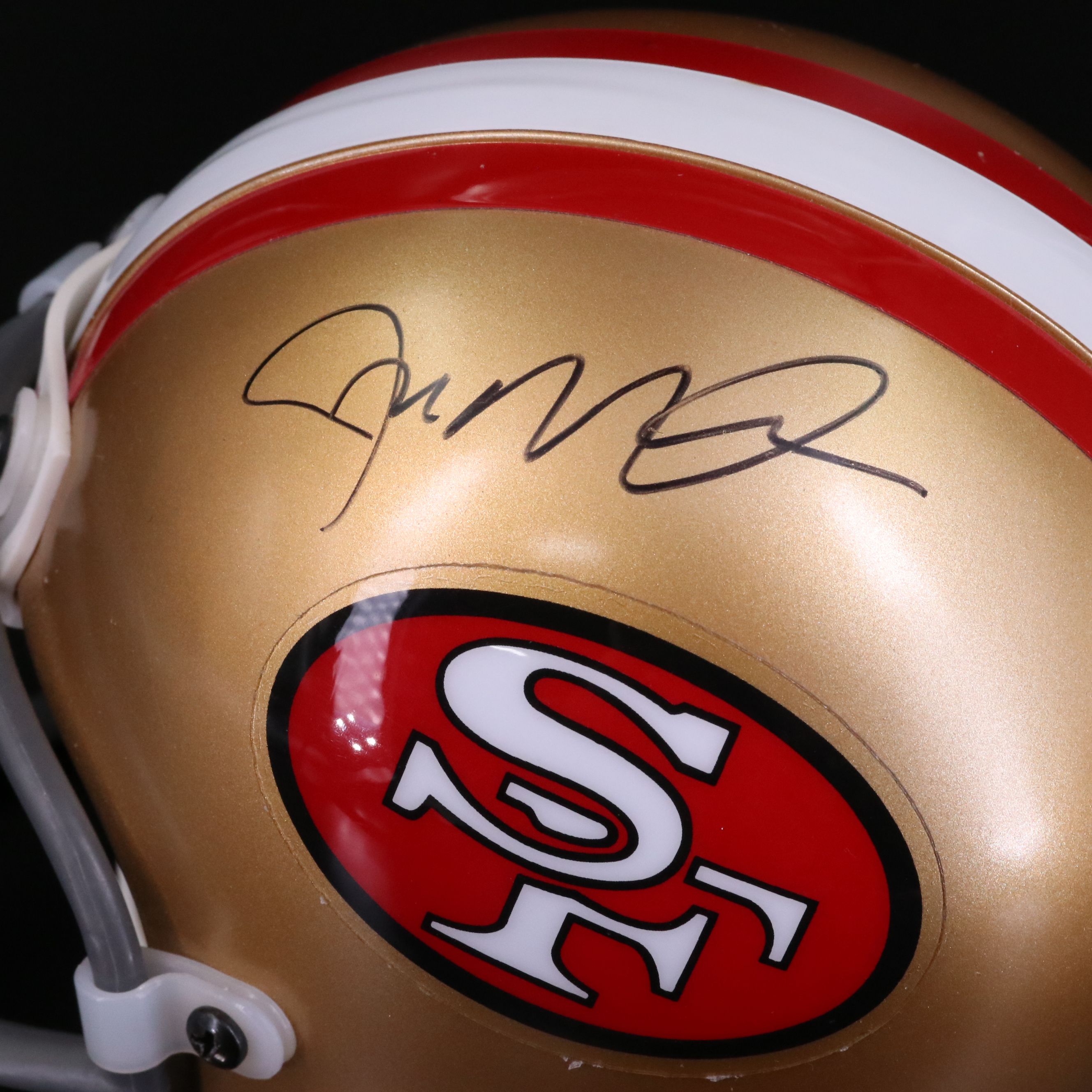 Joe Montana Signed San Francisco 49ers Riddell Mini Football Helmet