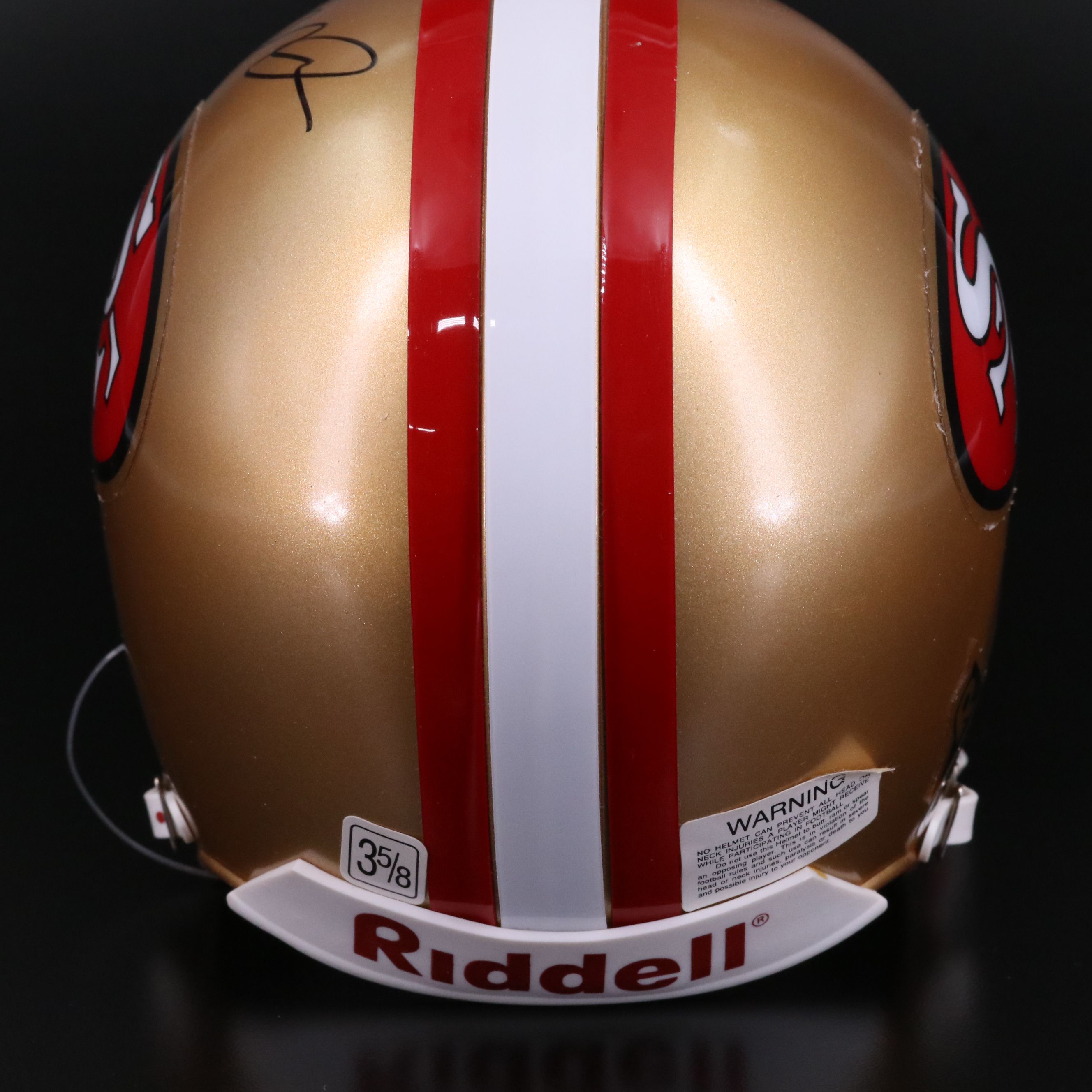 Joe Montana Signed San Francisco 49ers Riddell Mini Football Helmet