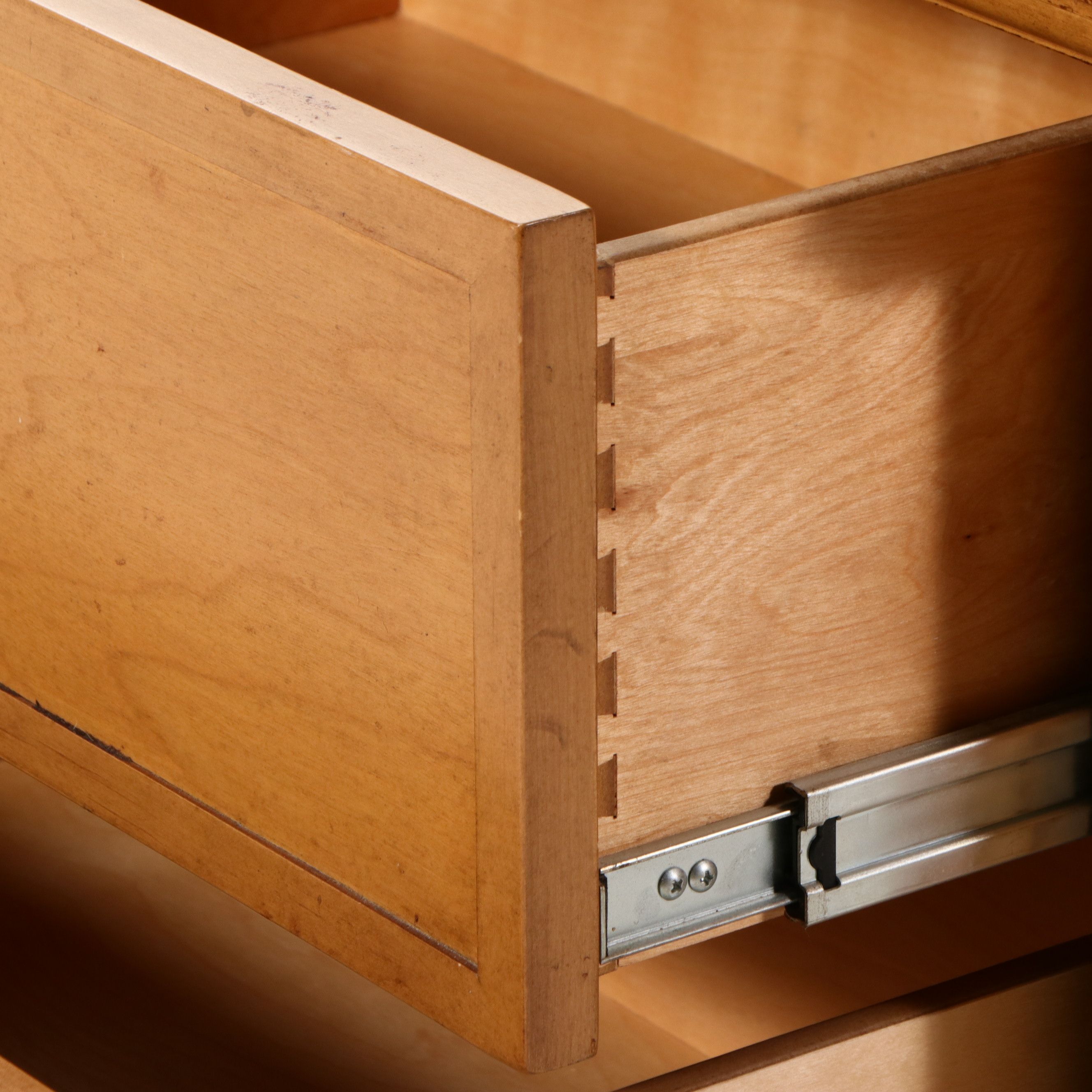 Neoclassical Revival Two-Drawer Commode with Serpentine Feet