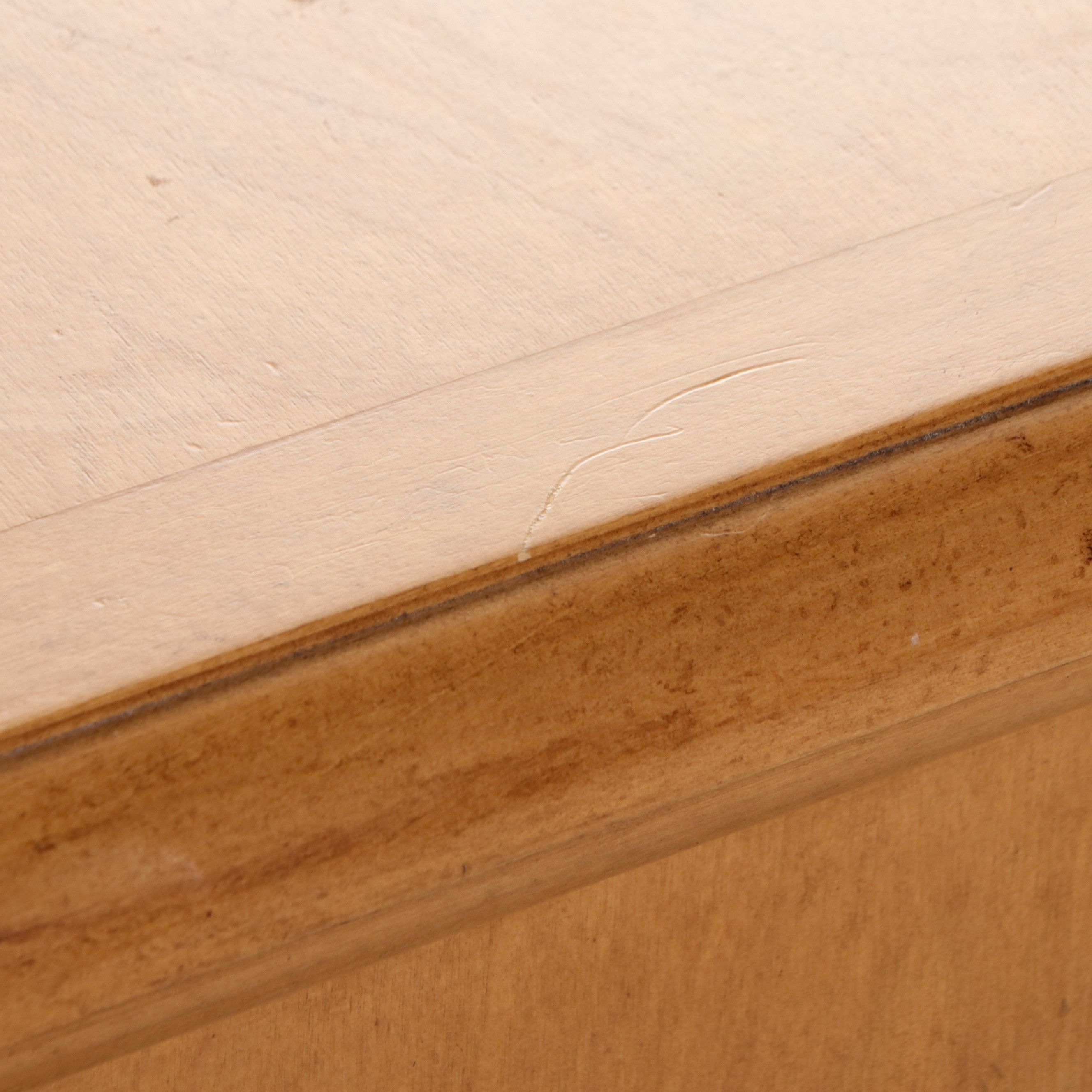 Neoclassical Revival Two-Drawer Commode with Serpentine Feet