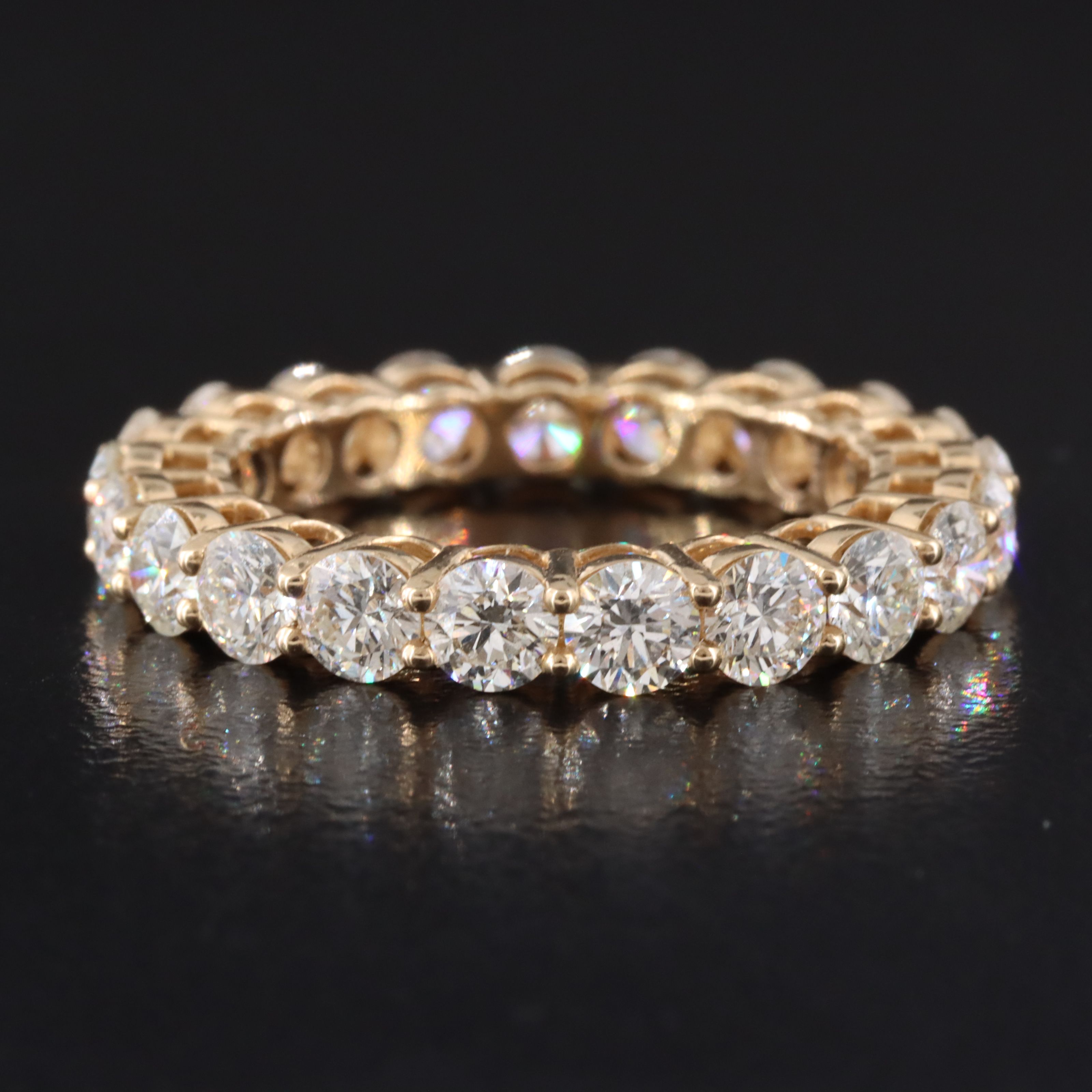 14K 3.26 CTW Lab Grown Diamond Eternity Band