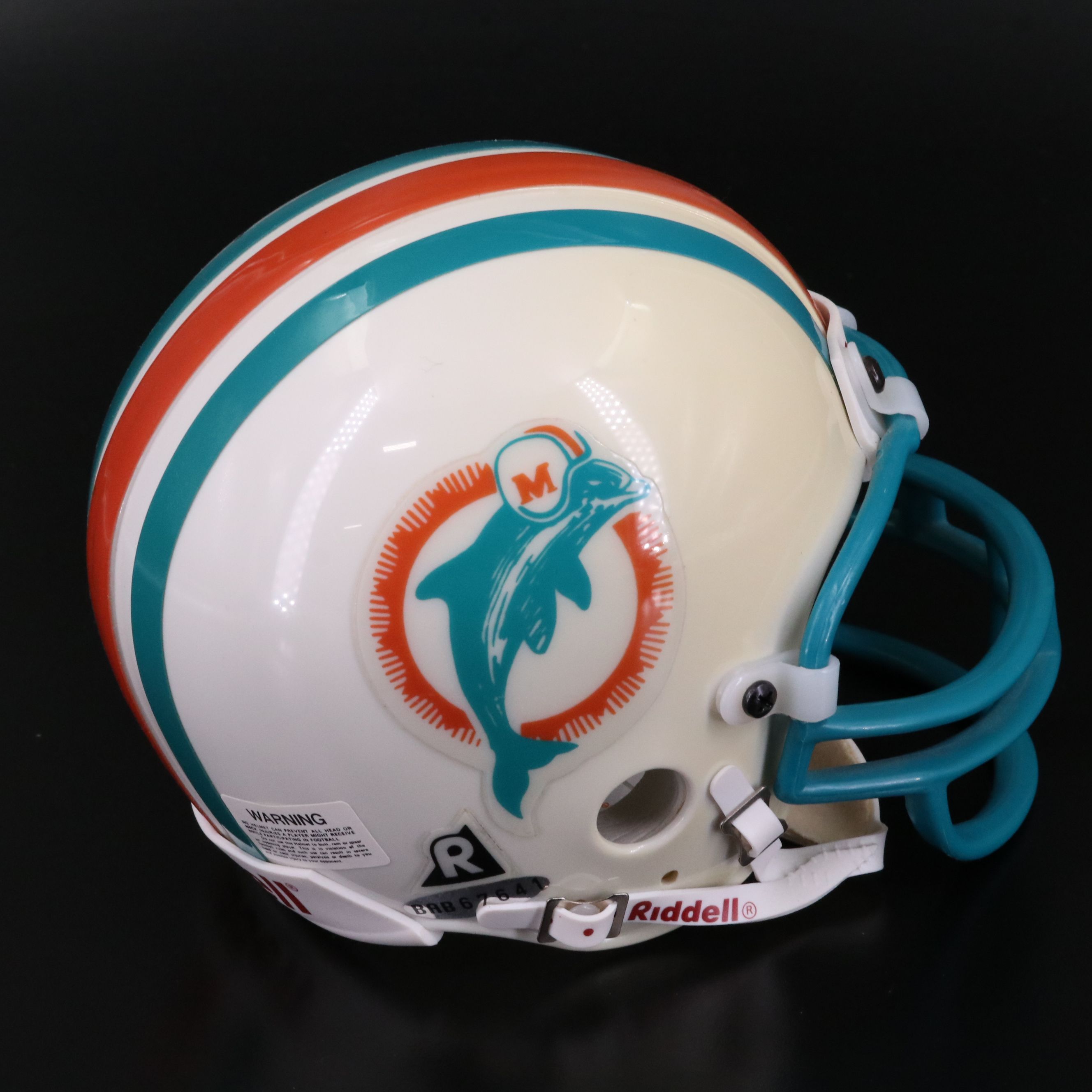 Dan Marino Signed Miami Dolphins Riddell Mini Football Helmet