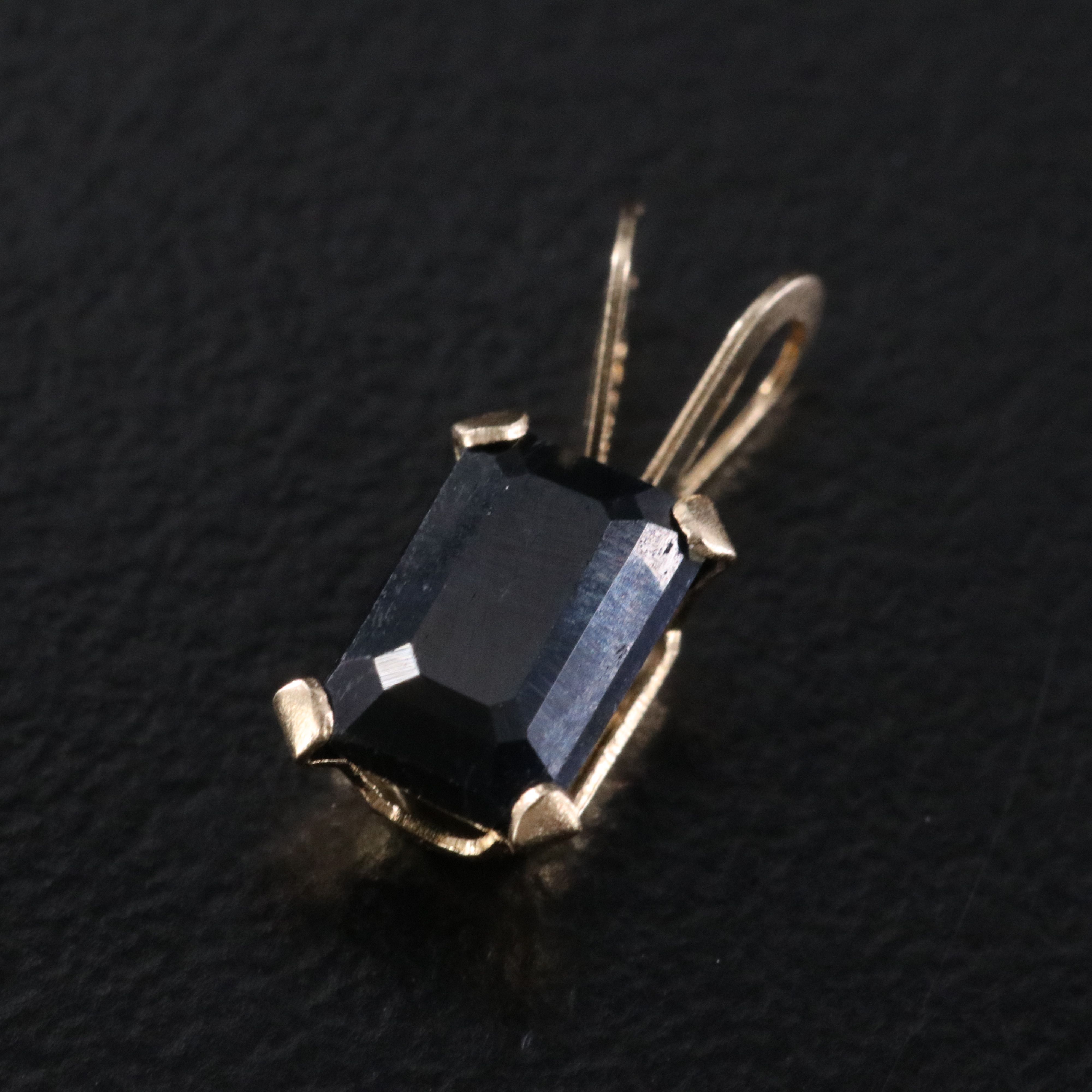 14K Sapphire Pendant