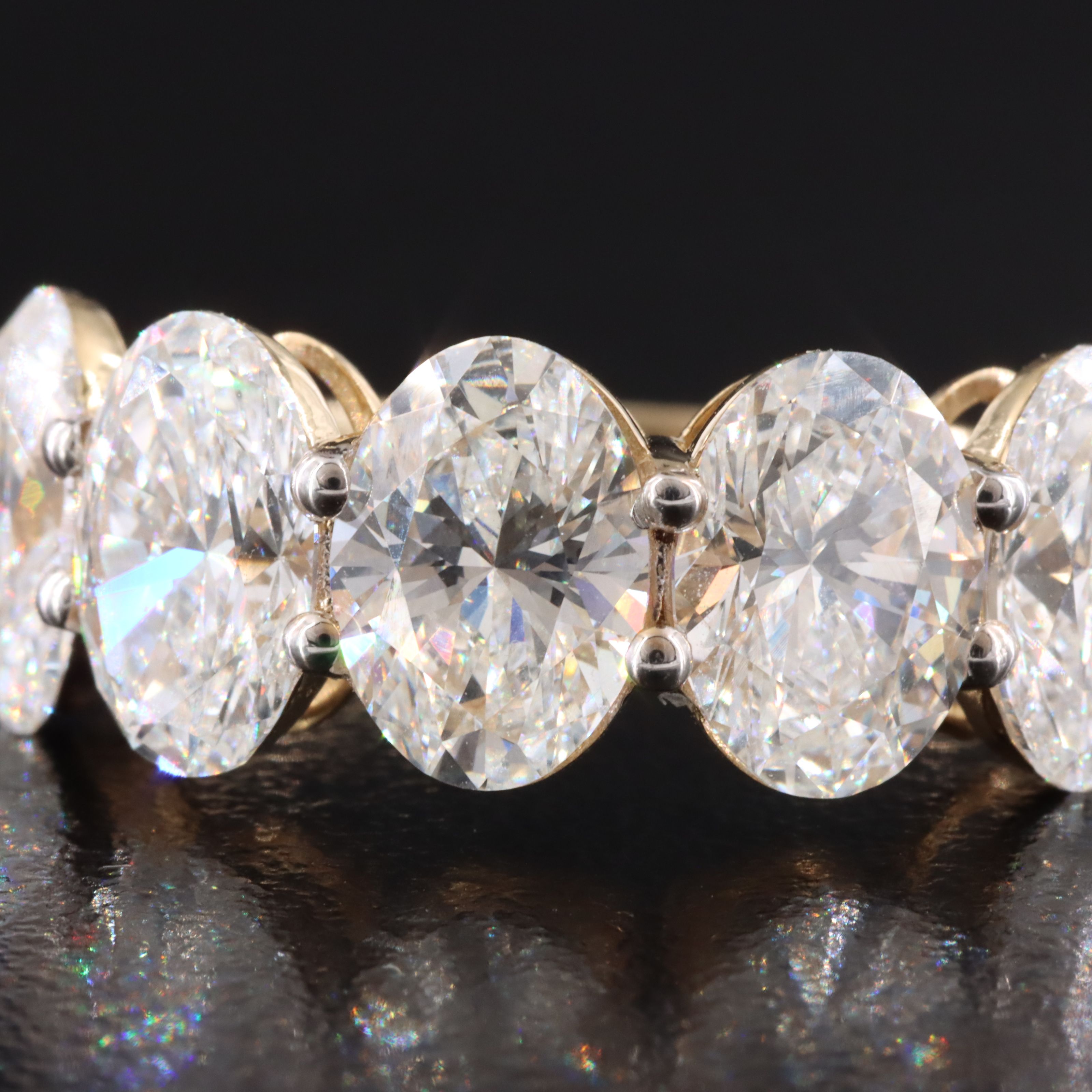 14K 5.36 CTW Lab Grown Diamond Band