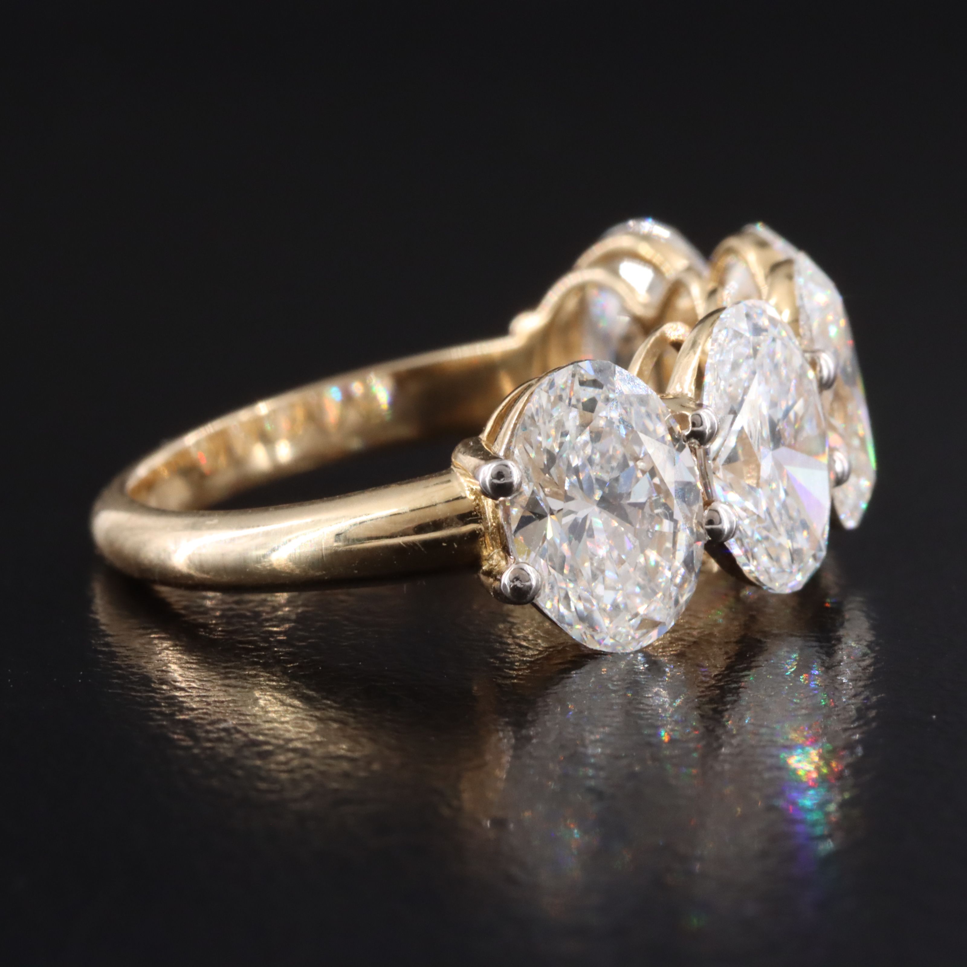 14K 5.36 CTW Lab Grown Diamond Band