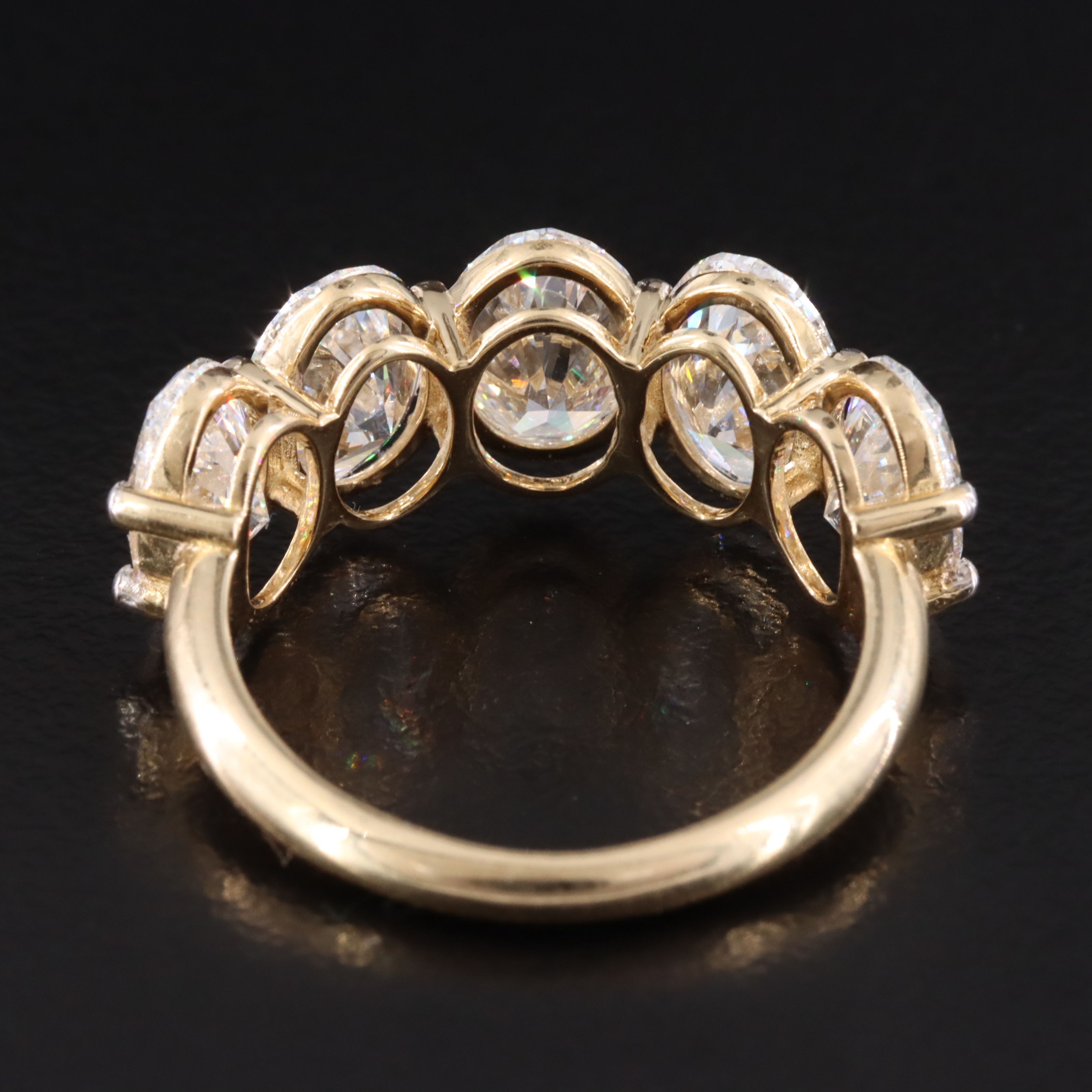 14K 5.36 CTW Lab Grown Diamond Band