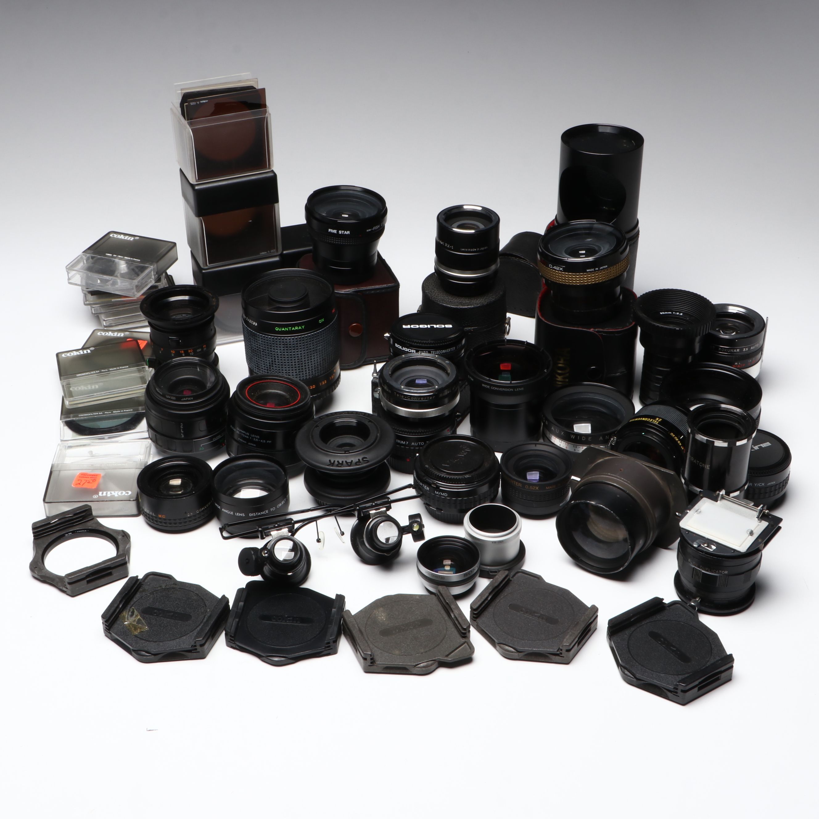 Vivitar, Minolta and Other Lenses with More Camera Accessories