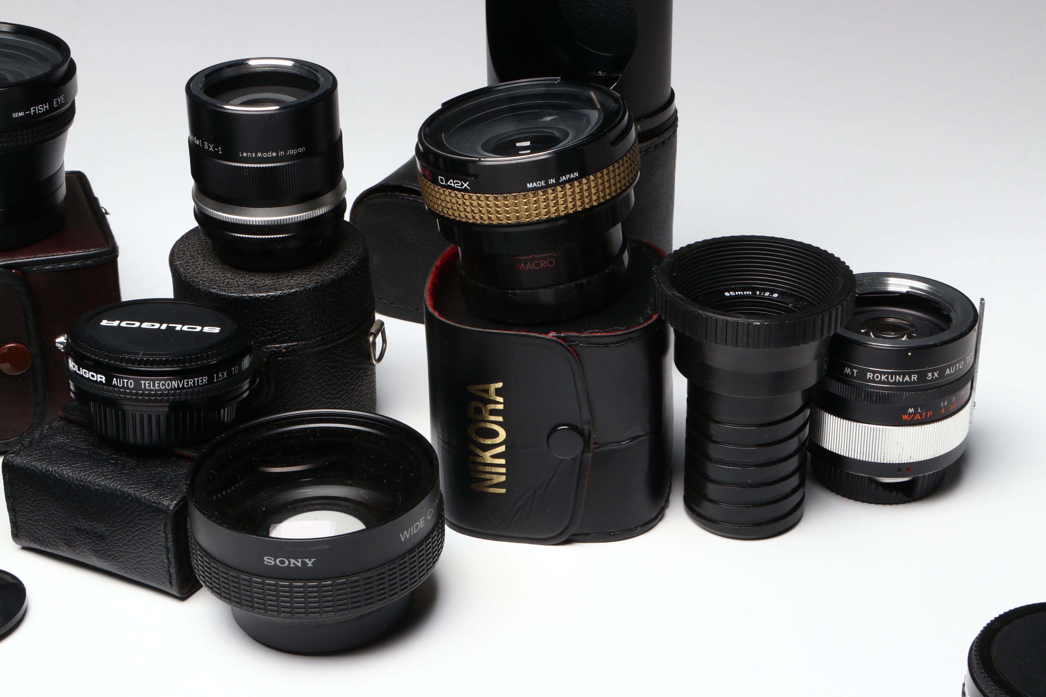 Vivitar, Minolta and Other Lenses with More Camera Accessories