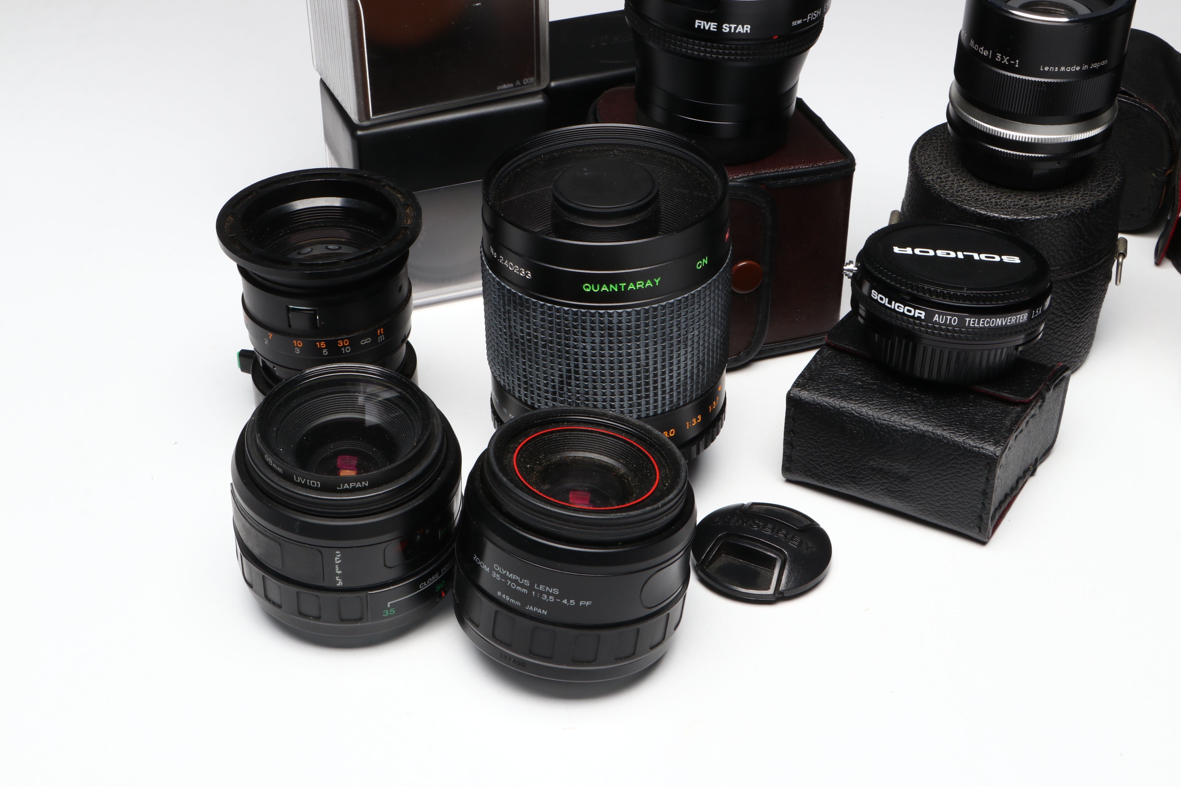 Vivitar, Minolta and Other Lenses with More Camera Accessories