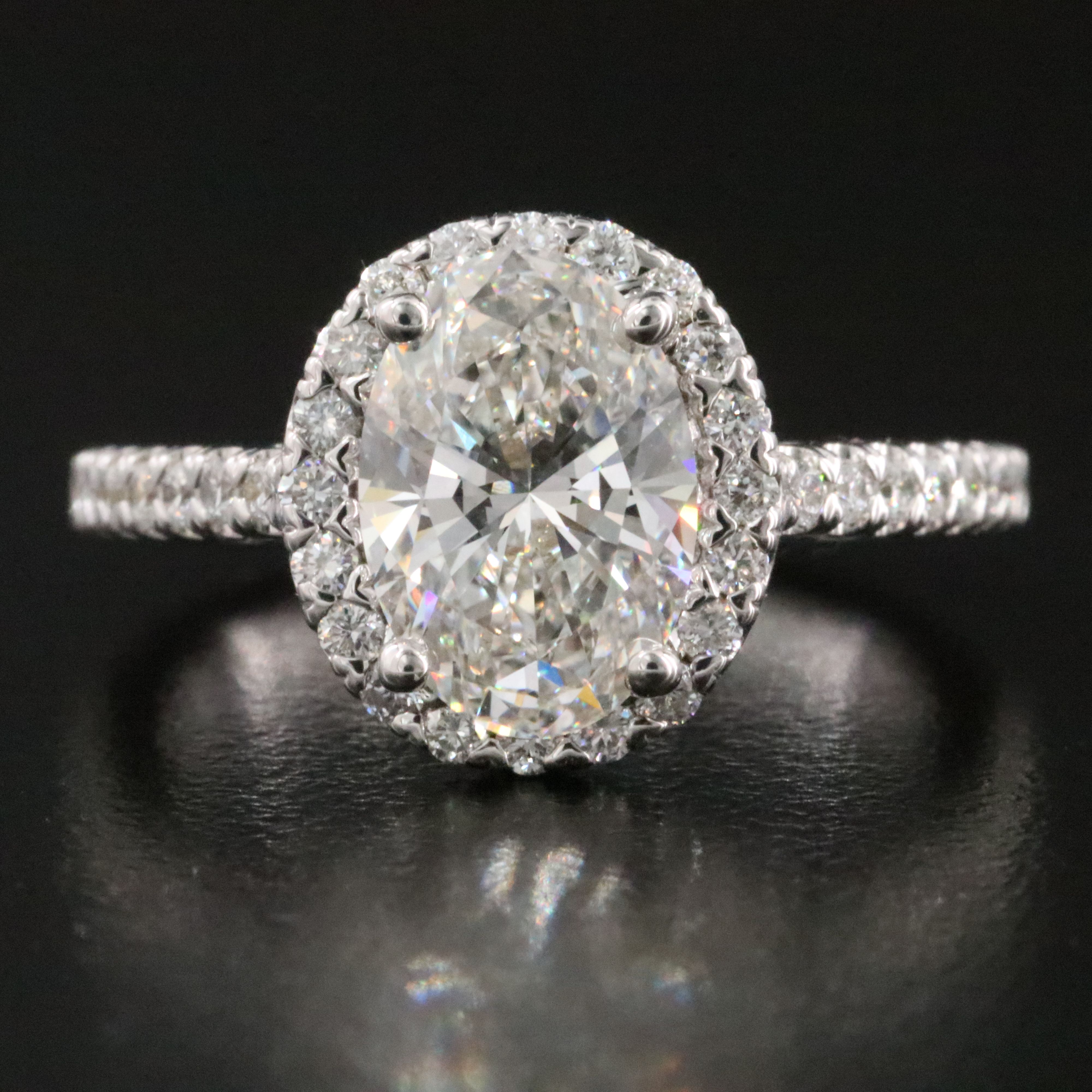 14K 2.58 CTW Lab Grown Diamond Ring with IGI Online Report