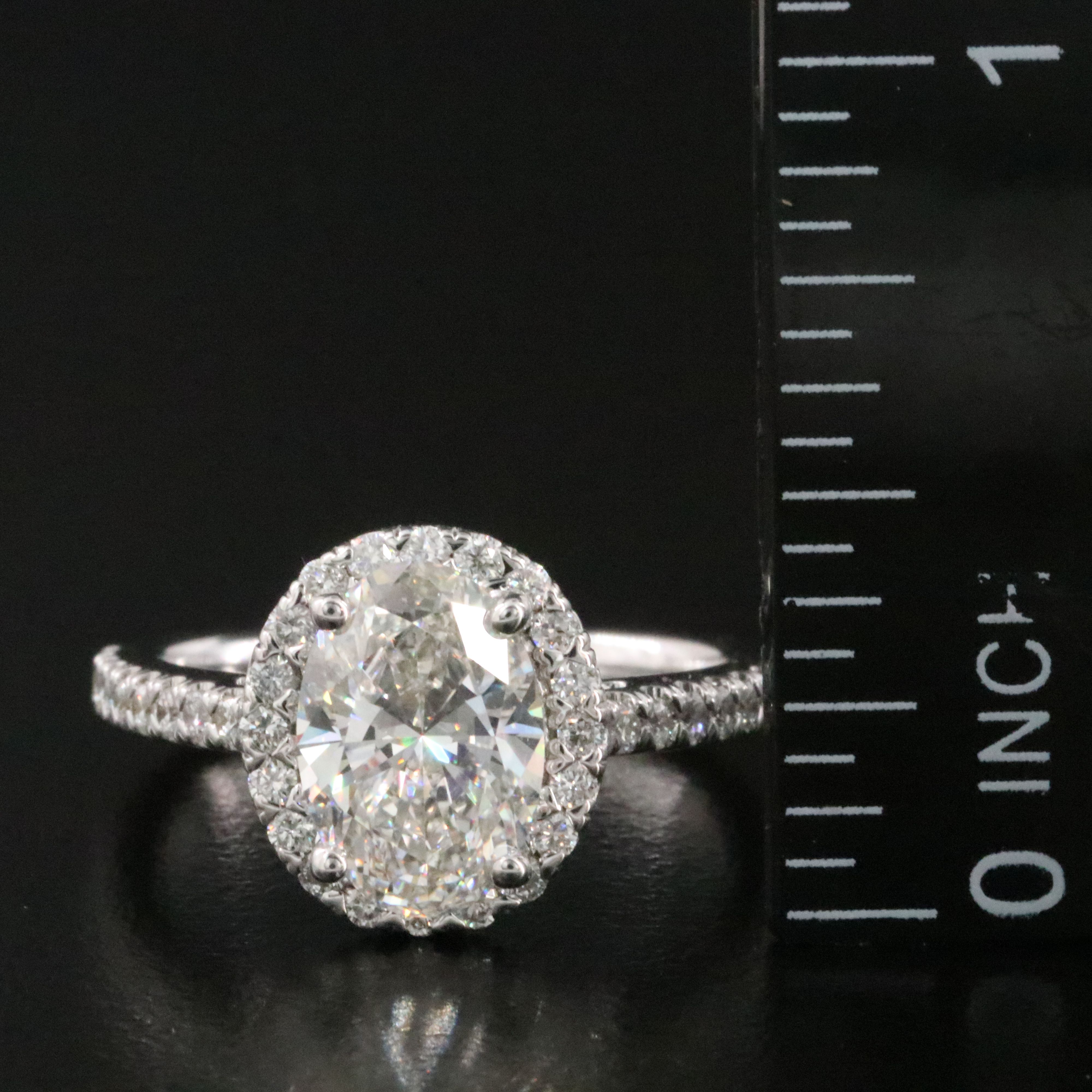 14K 2.58 CTW Lab Grown Diamond Ring with IGI Online Report