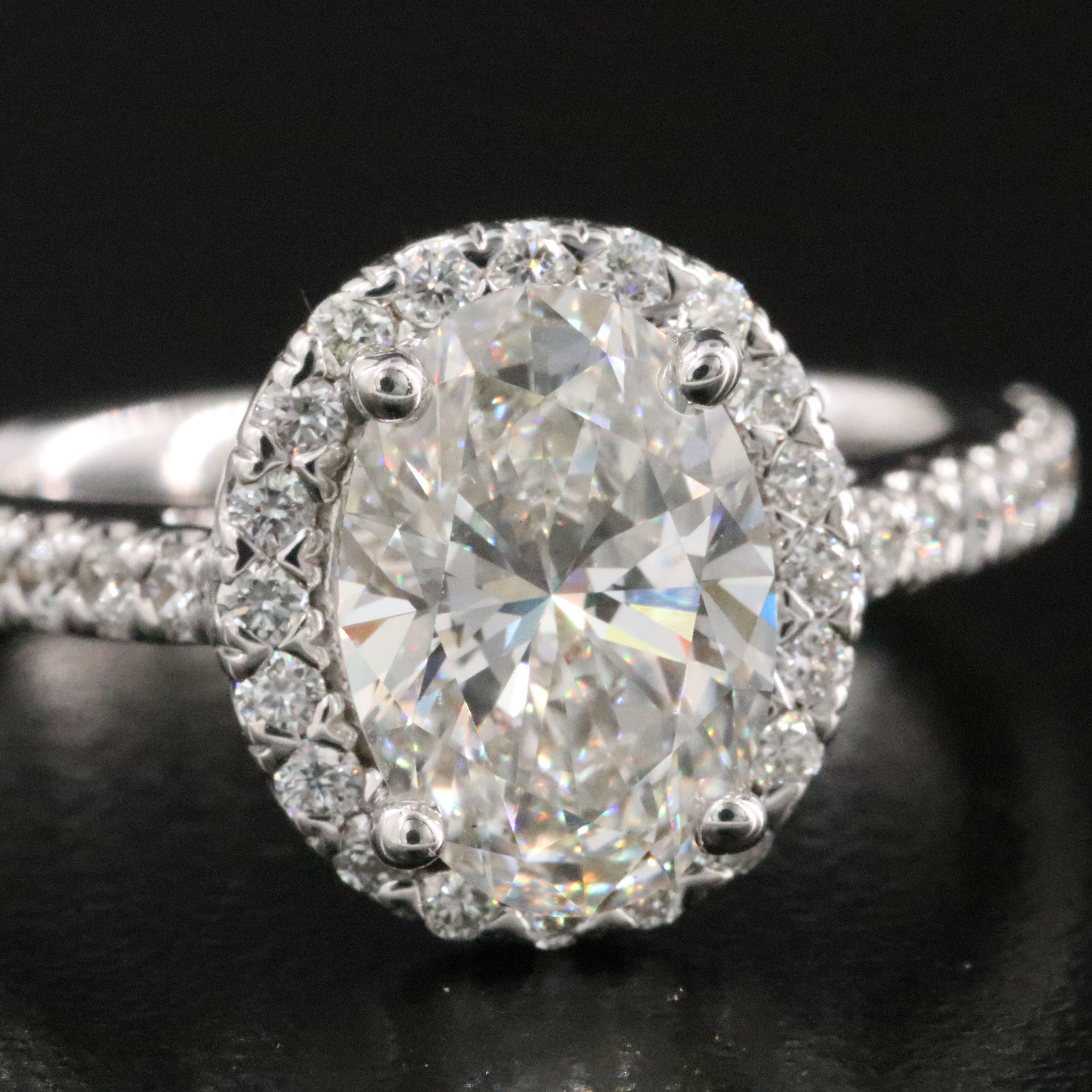 14K 2.58 CTW Lab Grown Diamond Ring with IGI Online Report