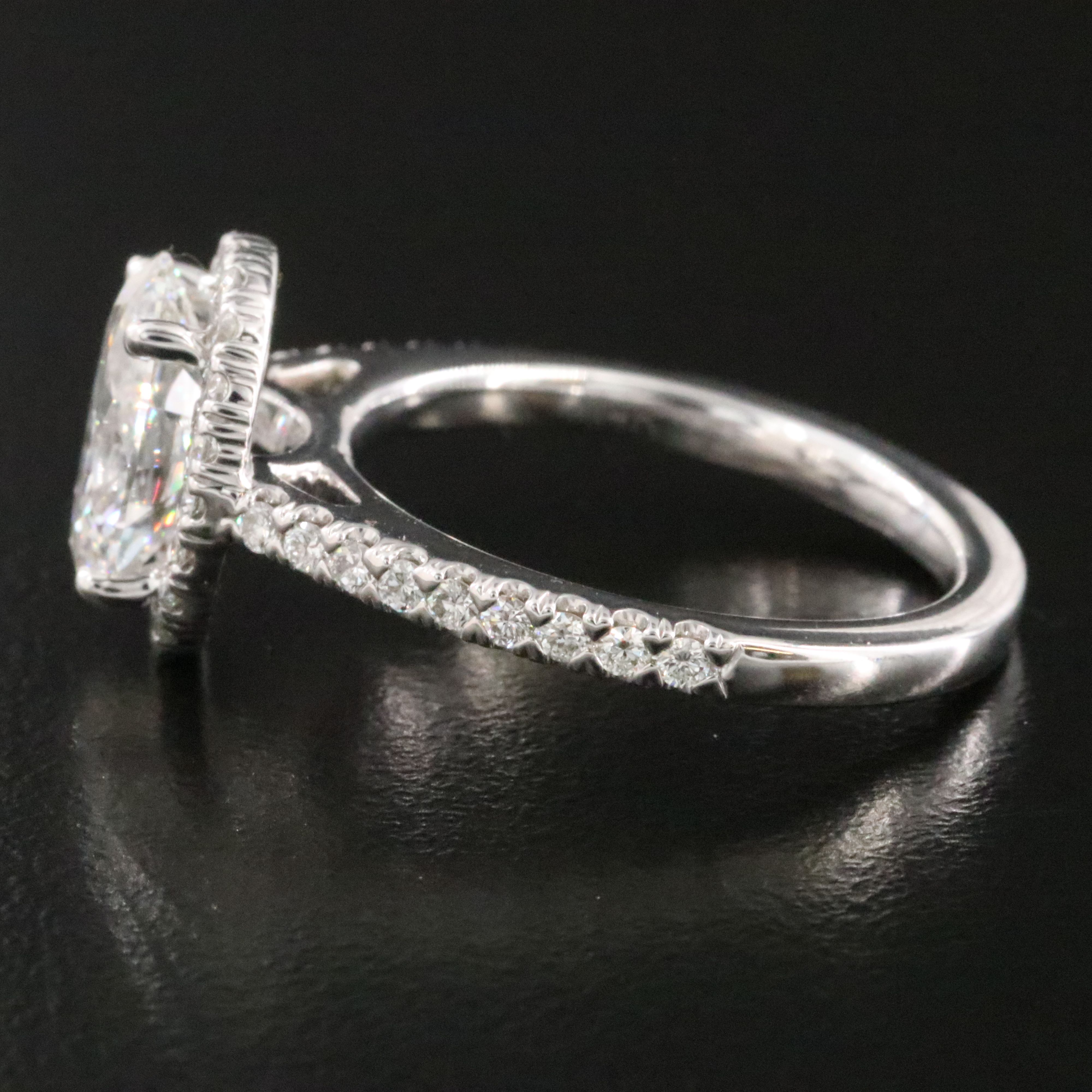 14K 2.58 CTW Lab Grown Diamond Ring with IGI Online Report