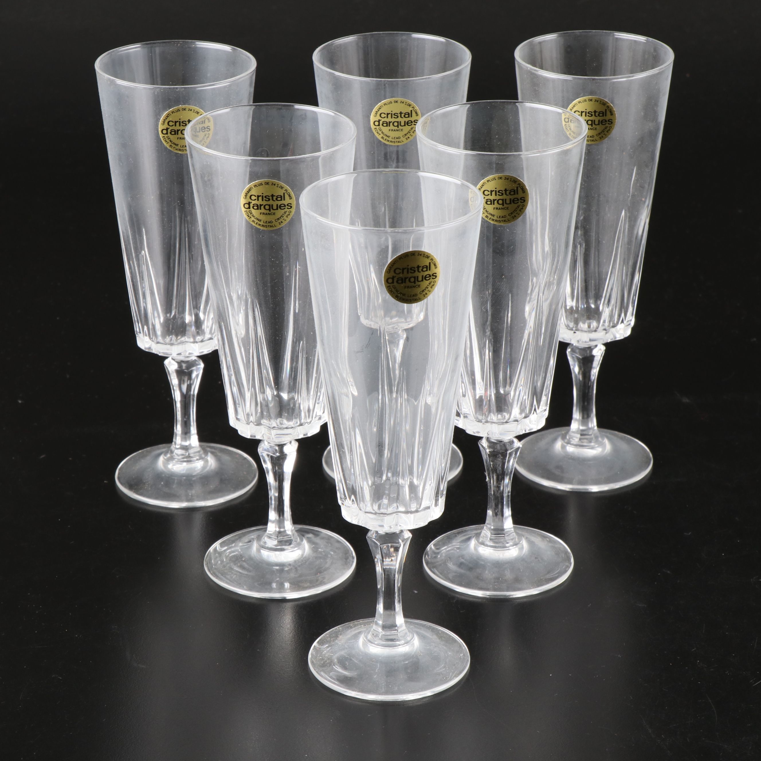 Cristal D'Arques "Versailles" Flutes, "Tuilleries Villandry" Highballs and More