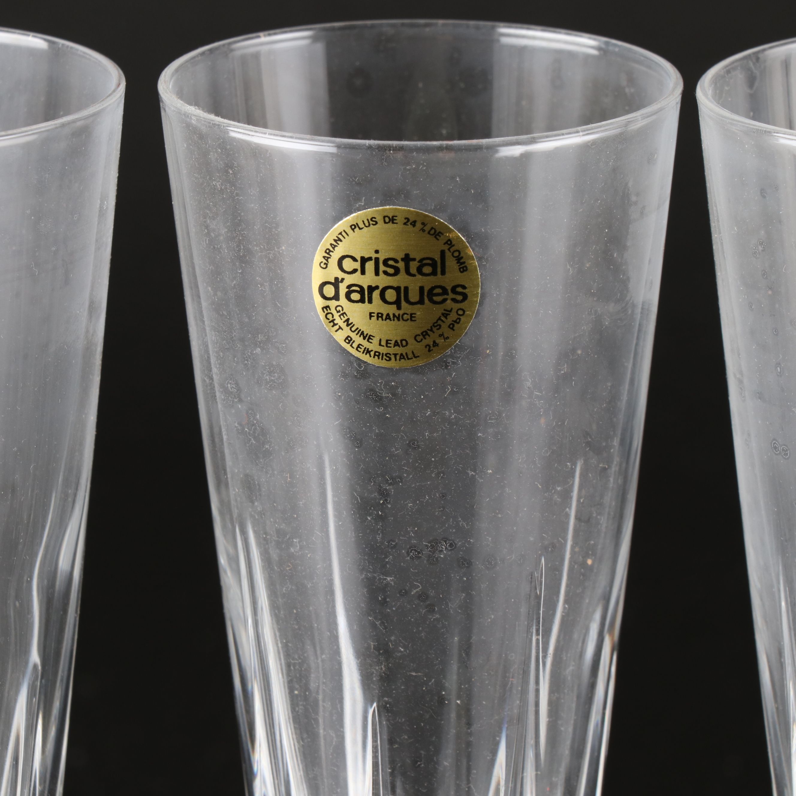 Cristal D'Arques "Versailles" Flutes, "Tuilleries Villandry" Highballs and More