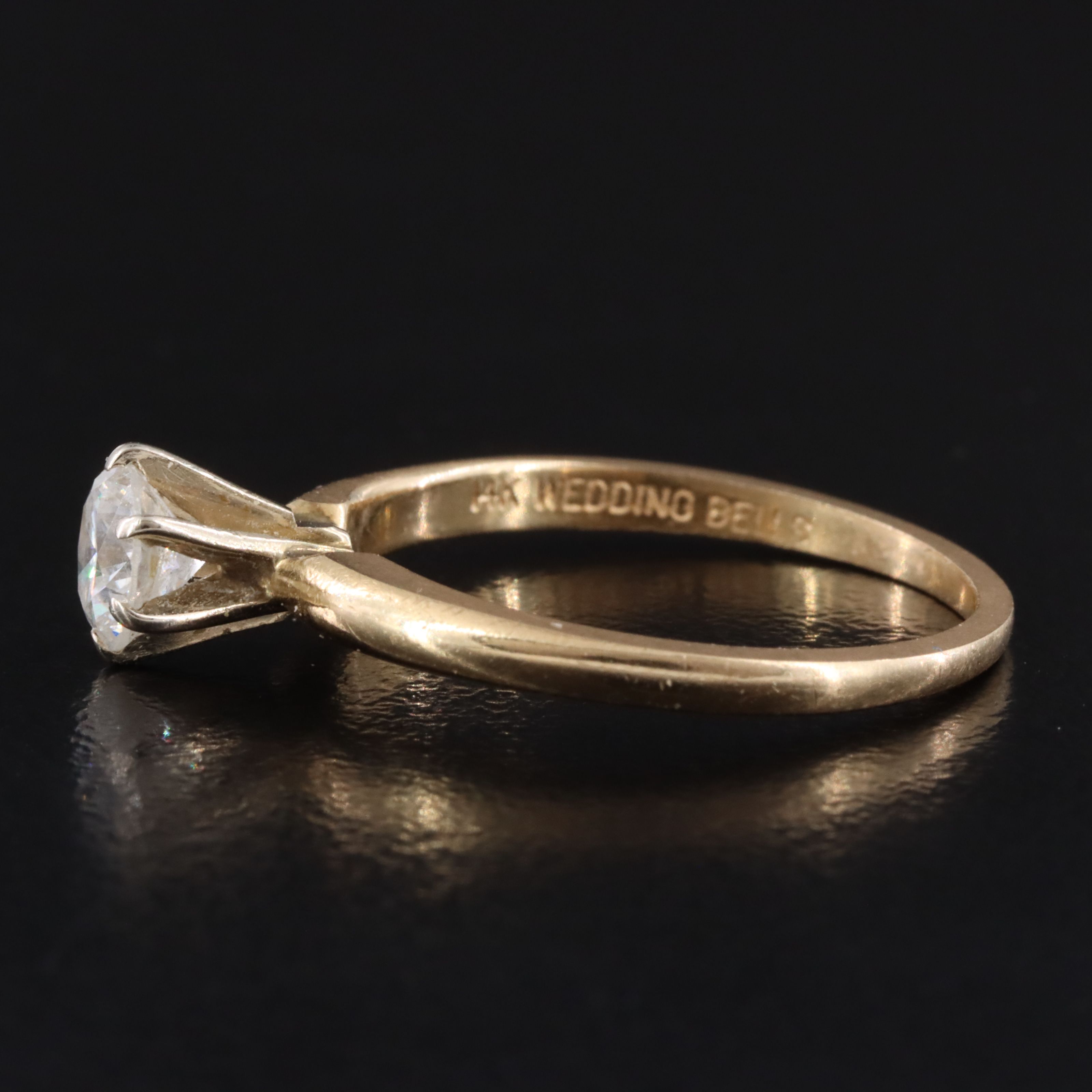 14K 0.41 CT Diamond Solitaire Ring