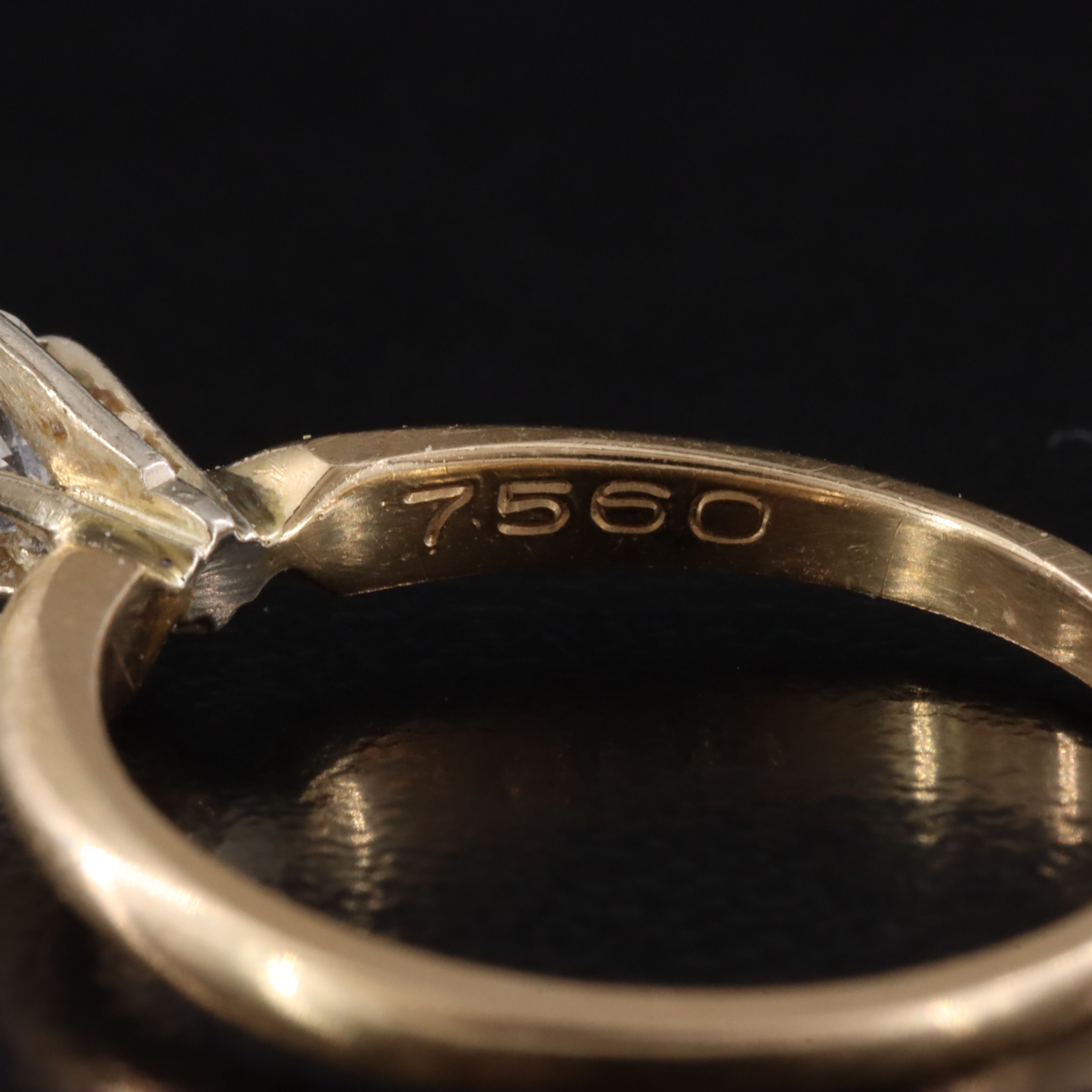 14K 0.41 CT Diamond Solitaire Ring