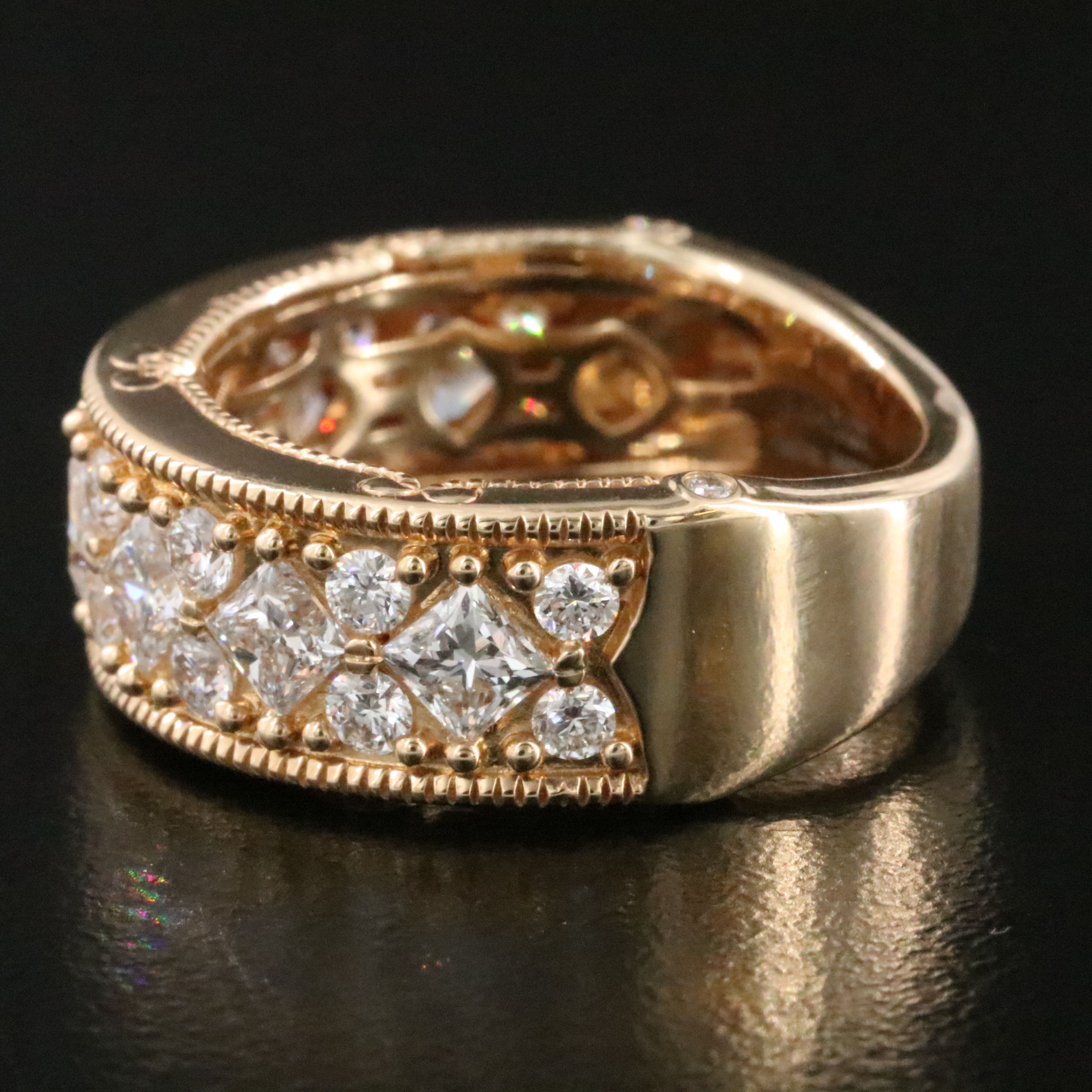 14K 1.95 CTW Lab Grown Diamond Ring with GCAL Online Report