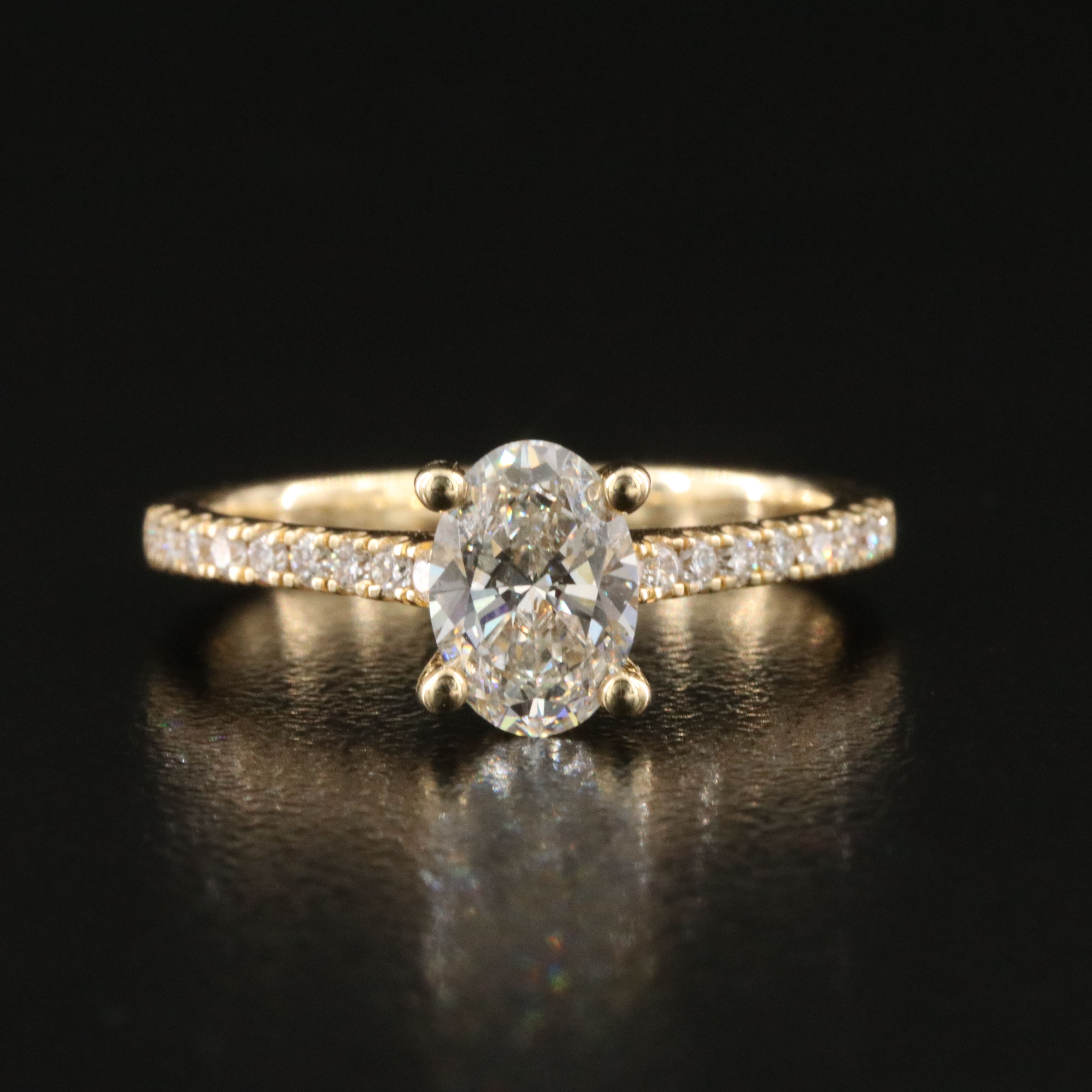 14K 1.14 CTW Lab Grown Diamond Ring