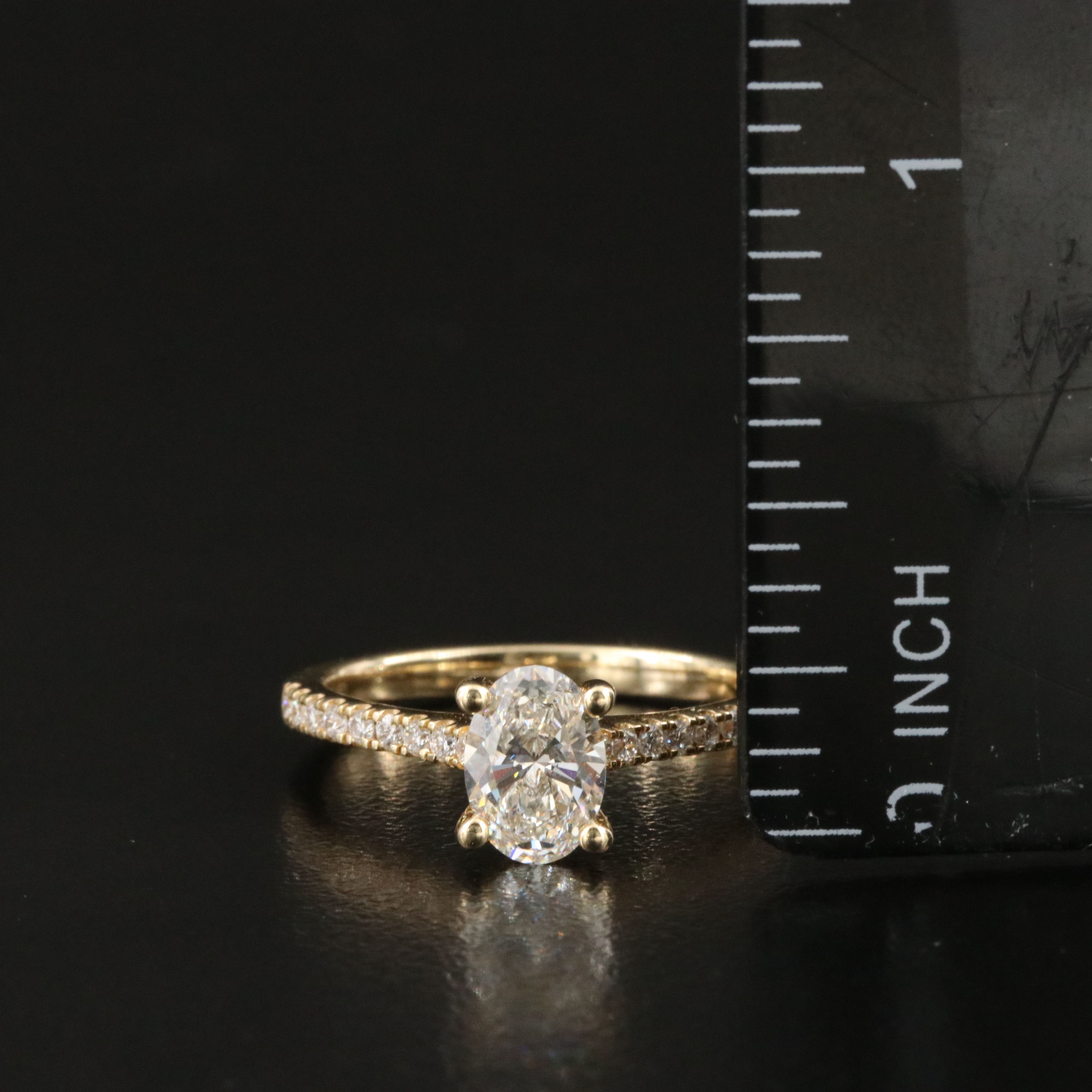 14K 1.14 CTW Lab Grown Diamond Ring