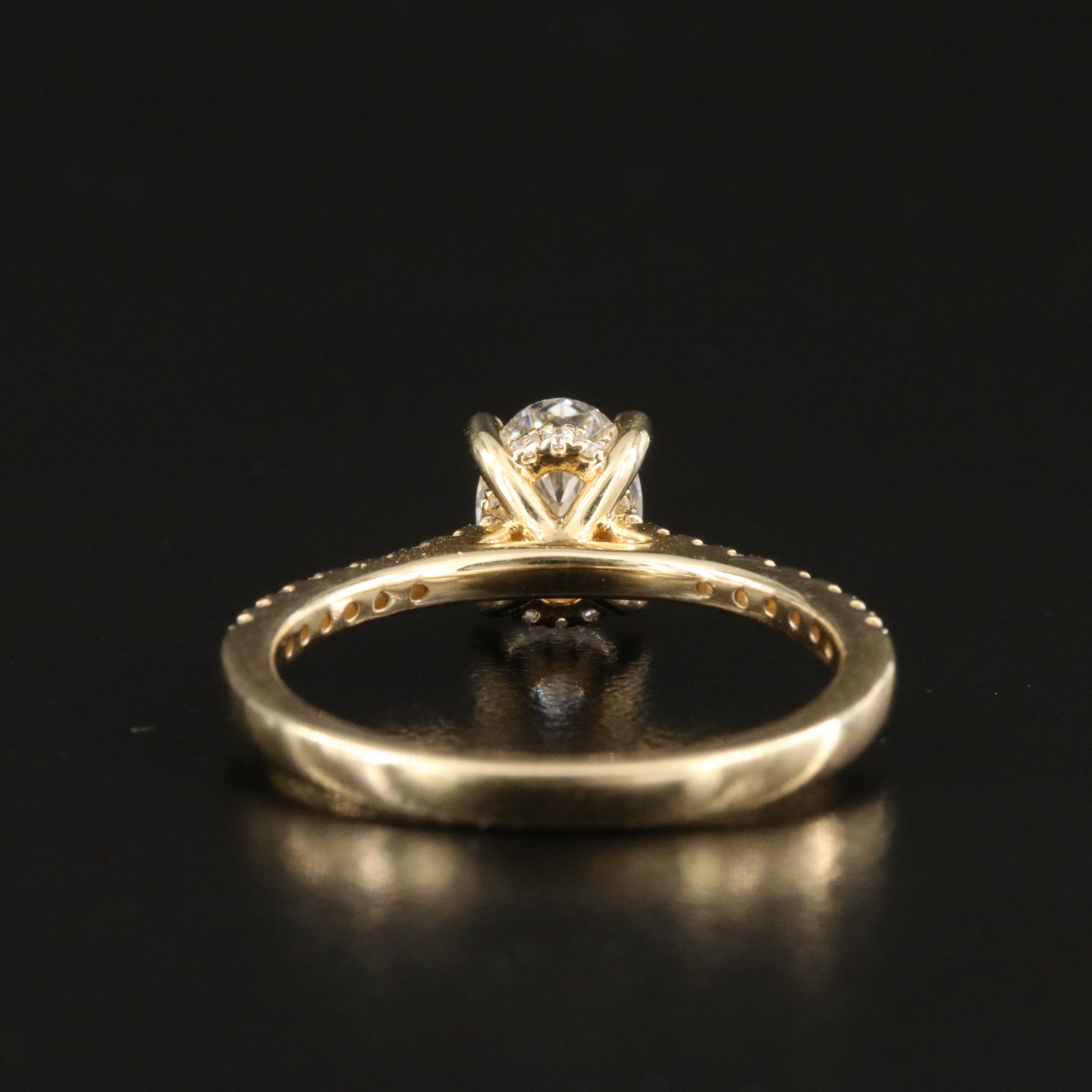 14K 1.14 CTW Lab Grown Diamond Ring