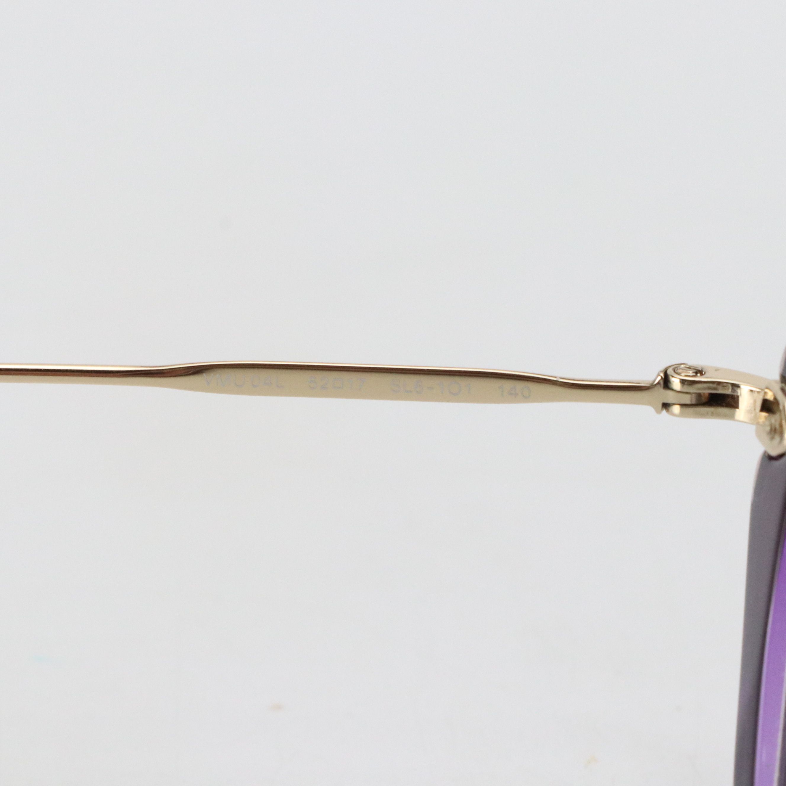 Miu Miu VMU04L Purple Cat Eye Prescription Eyeglasses with Case and Box