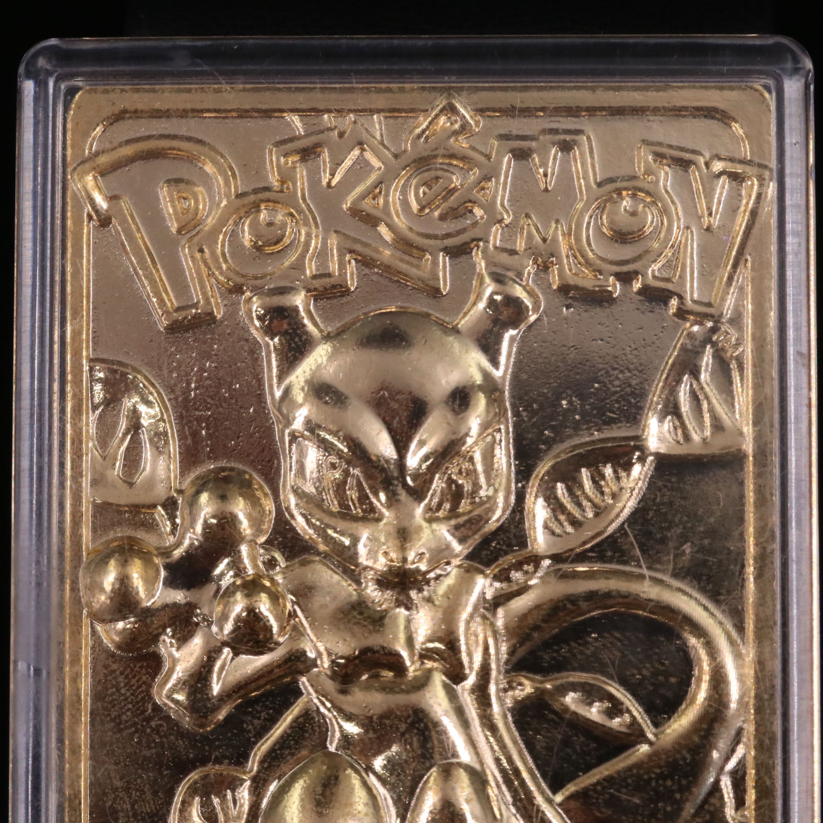 Mewtwo and Jigglypuff Gold Plated Burger King Pokémon Cards